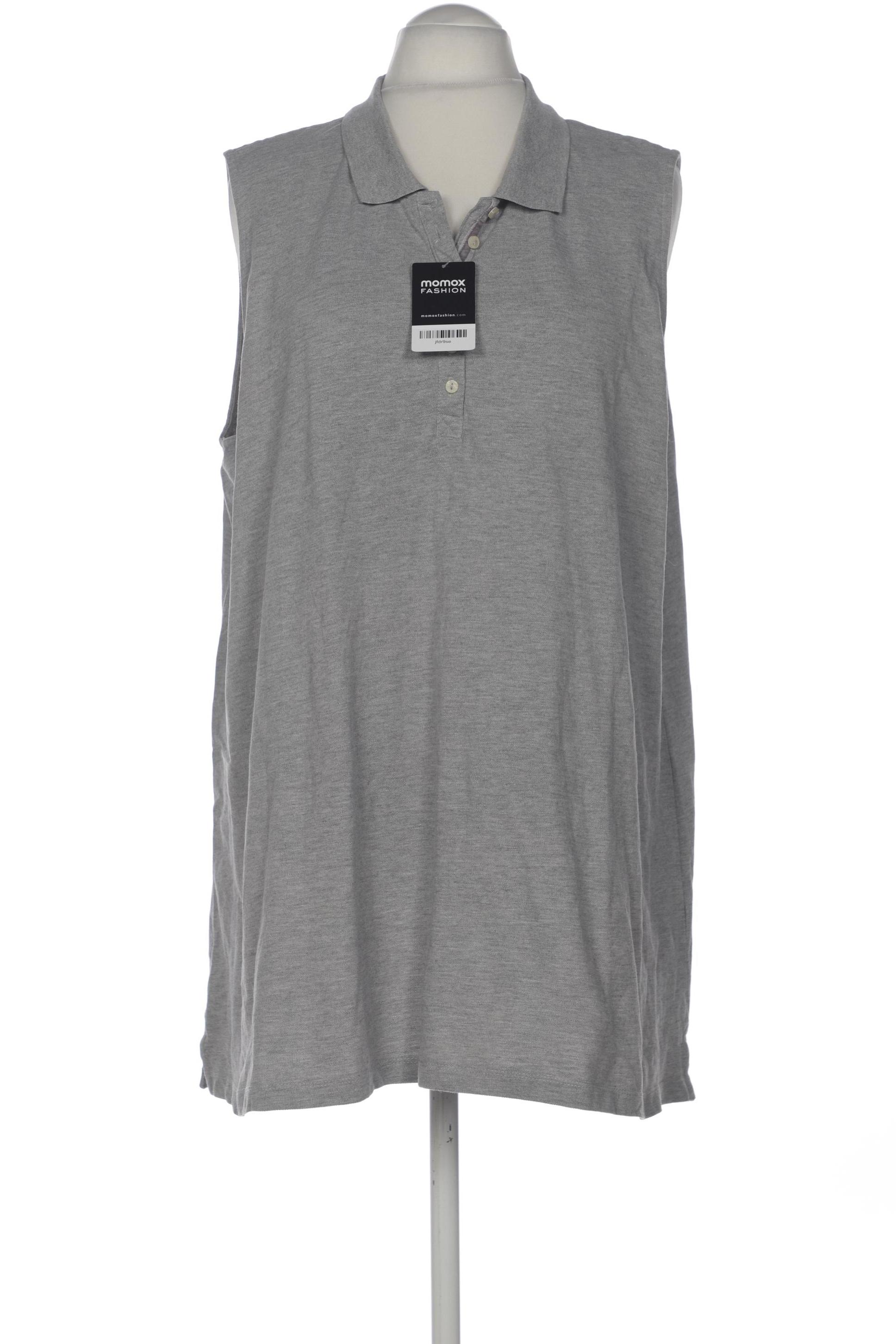 

Ulla Popken Damen Poloshirt, grau, Gr. 54