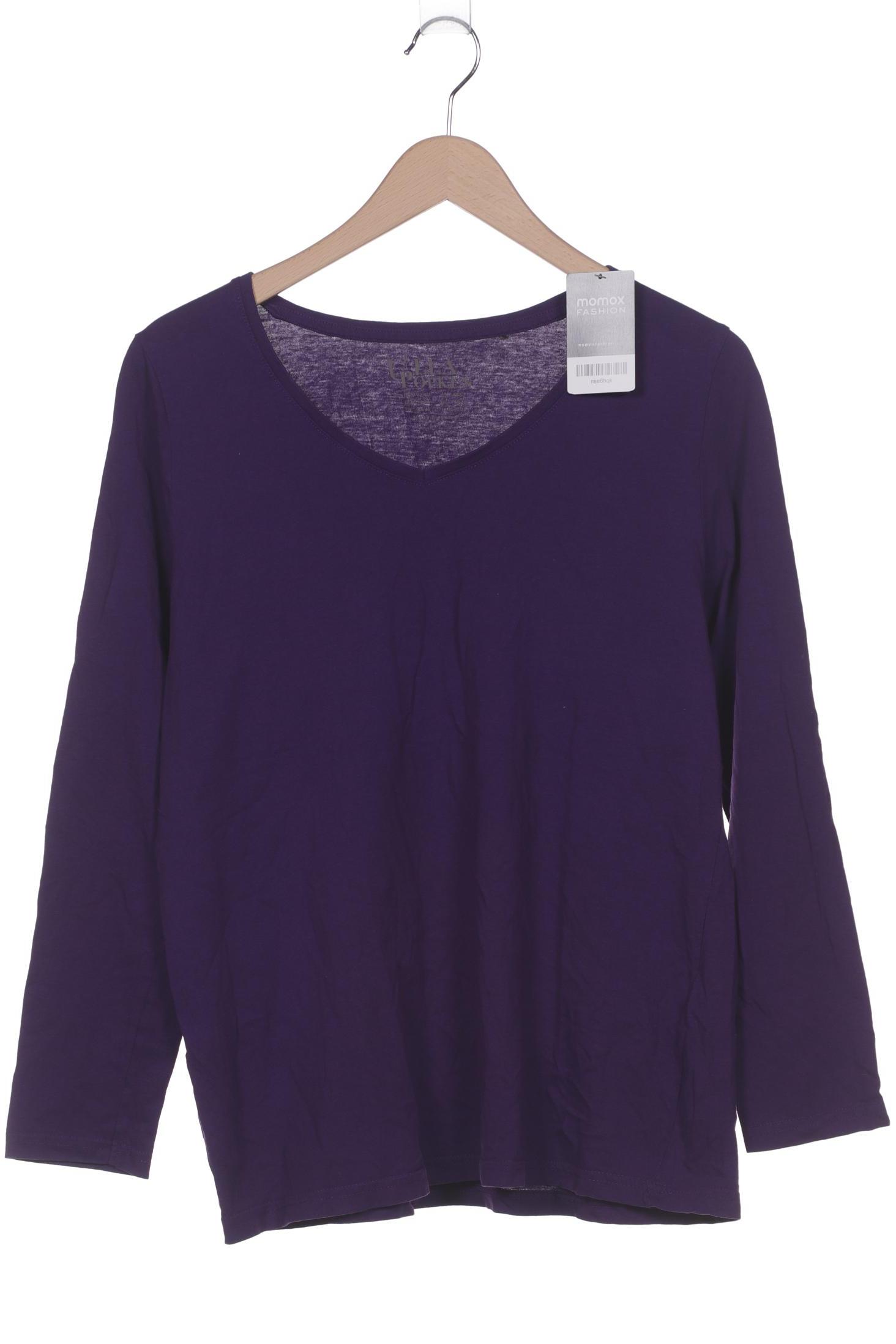 

Ulla Popken Damen Langarmshirt, flieder, Gr. 42