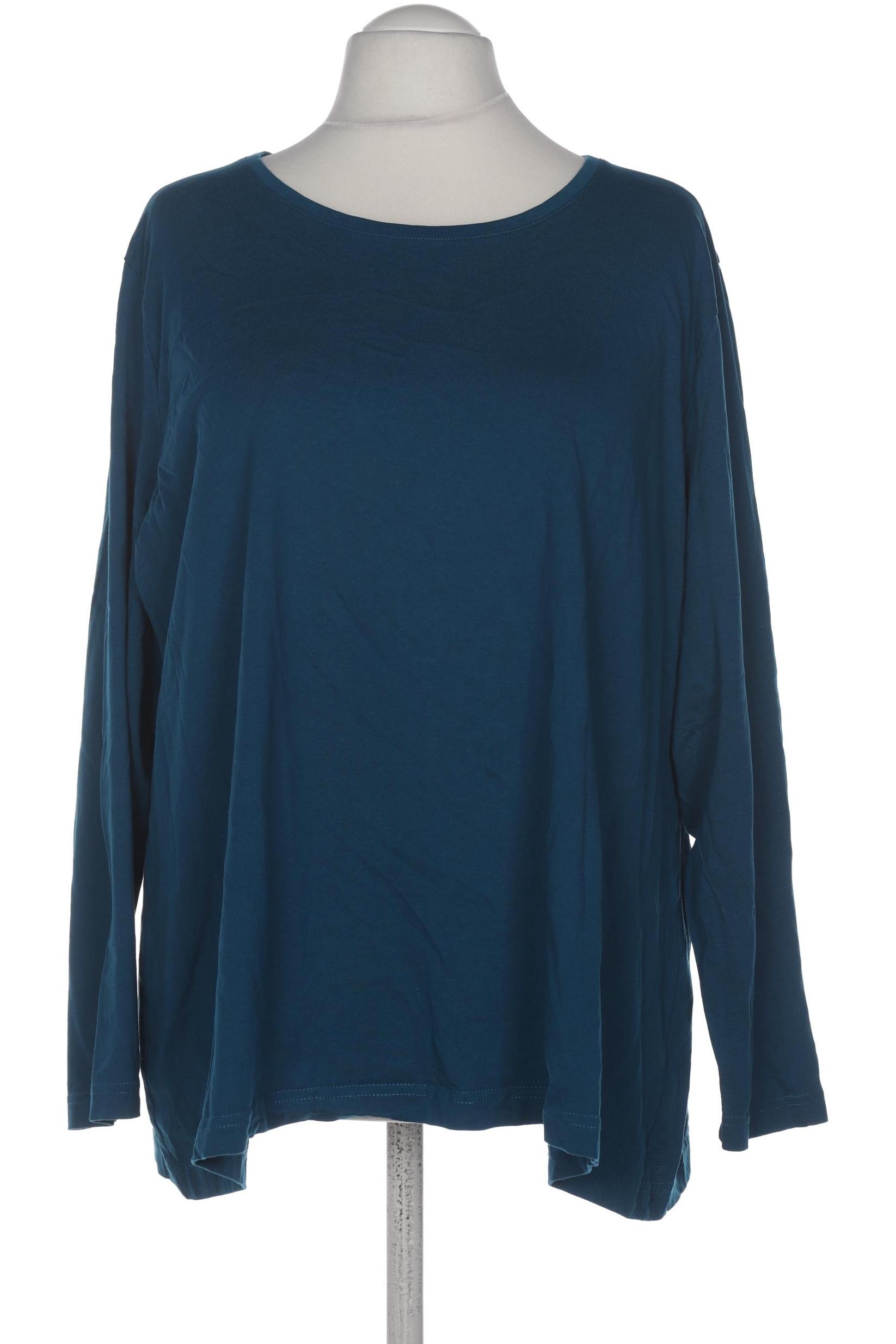 

Ulla Popken Damen Langarmshirt, blau