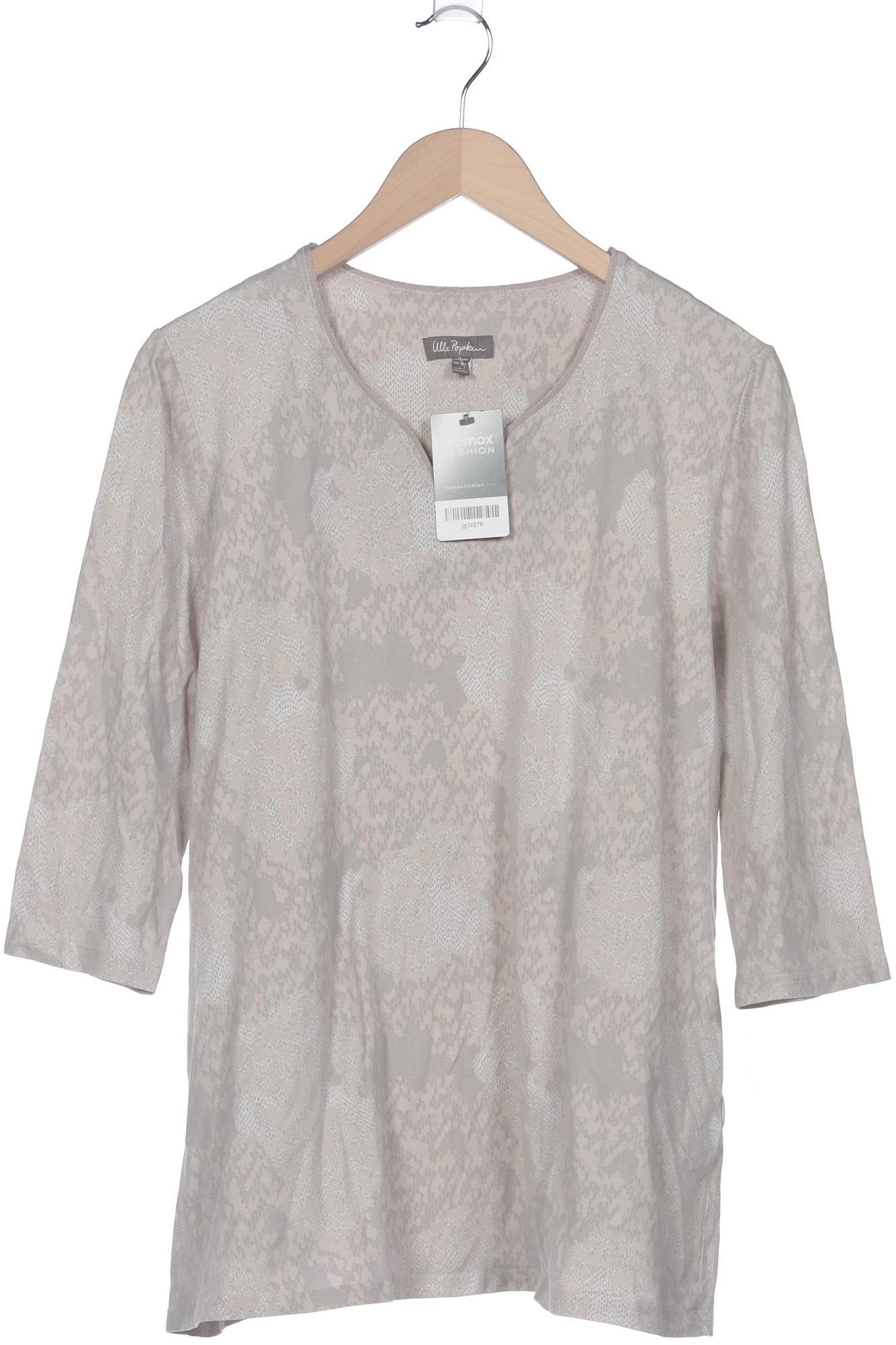 

Ulla Popken Damen Langarmshirt, beige, Gr. 42