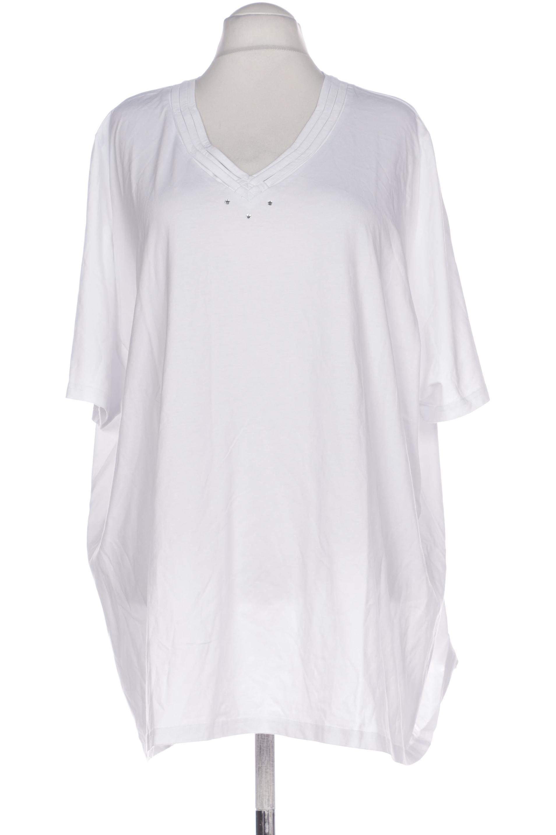 

Ulla Popken Damen T-Shirt, weiß, Gr. 58