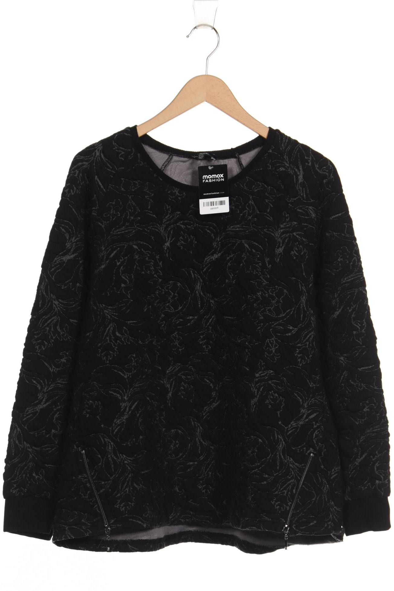 

Ulla Popken Damen Sweatshirt, schwarz, Gr. 46