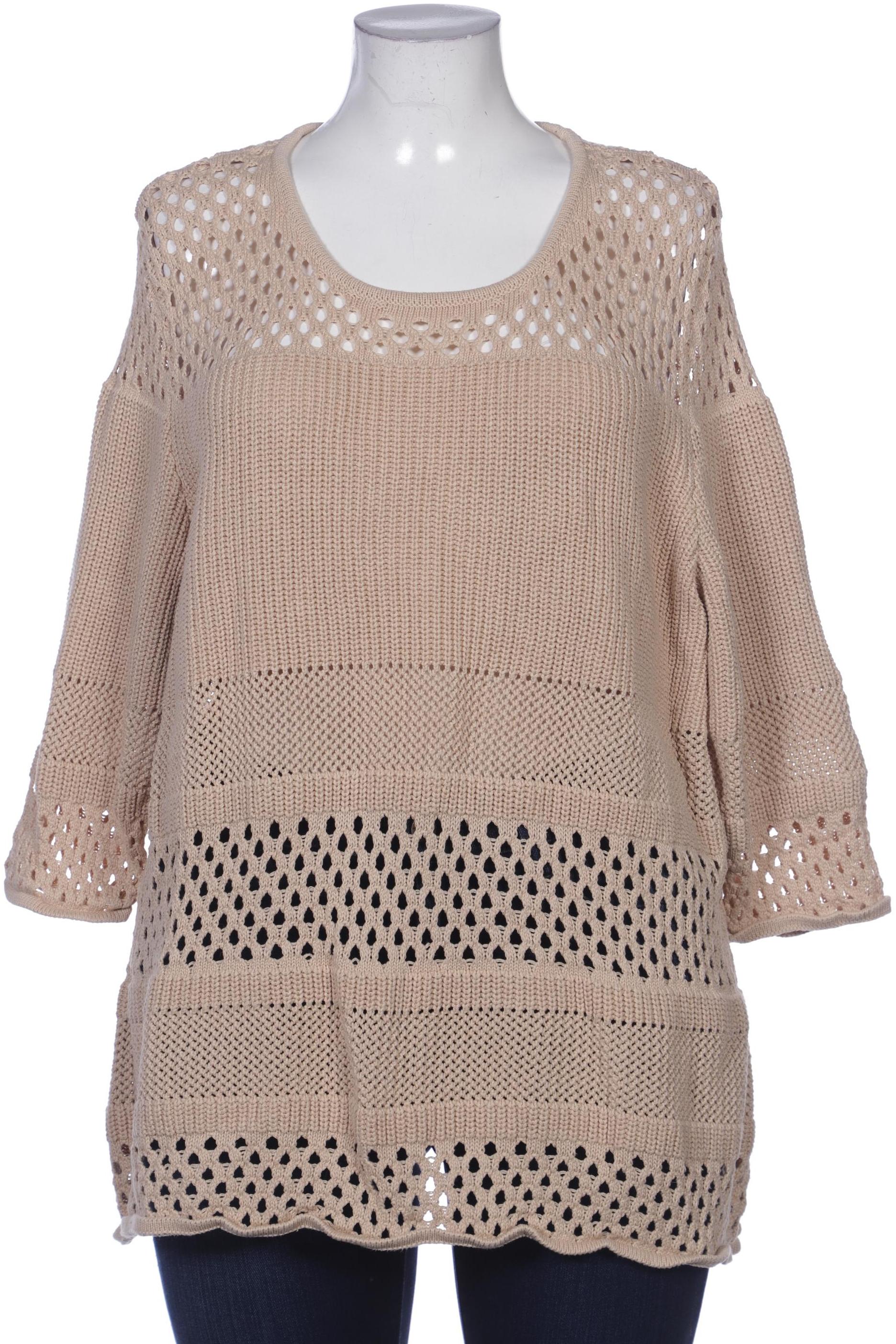 

Ulla Popken Damen Pullover, beige, Gr. 50