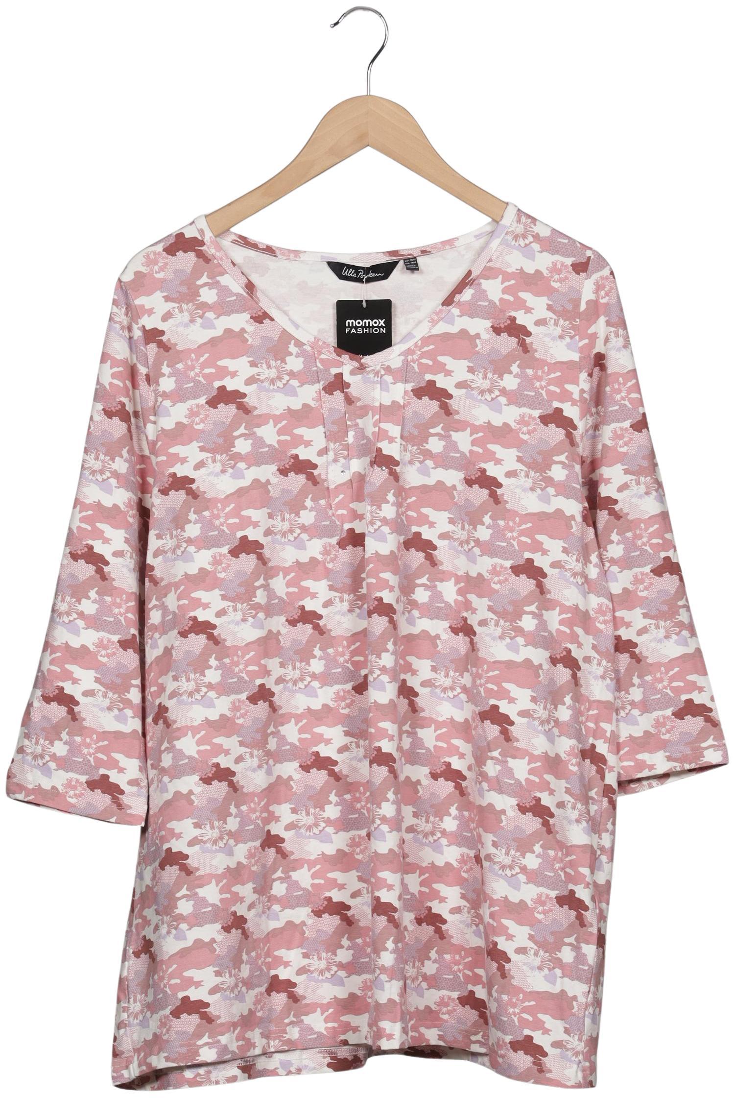 

Ulla Popken Damen Langarmshirt, pink, Gr. 46