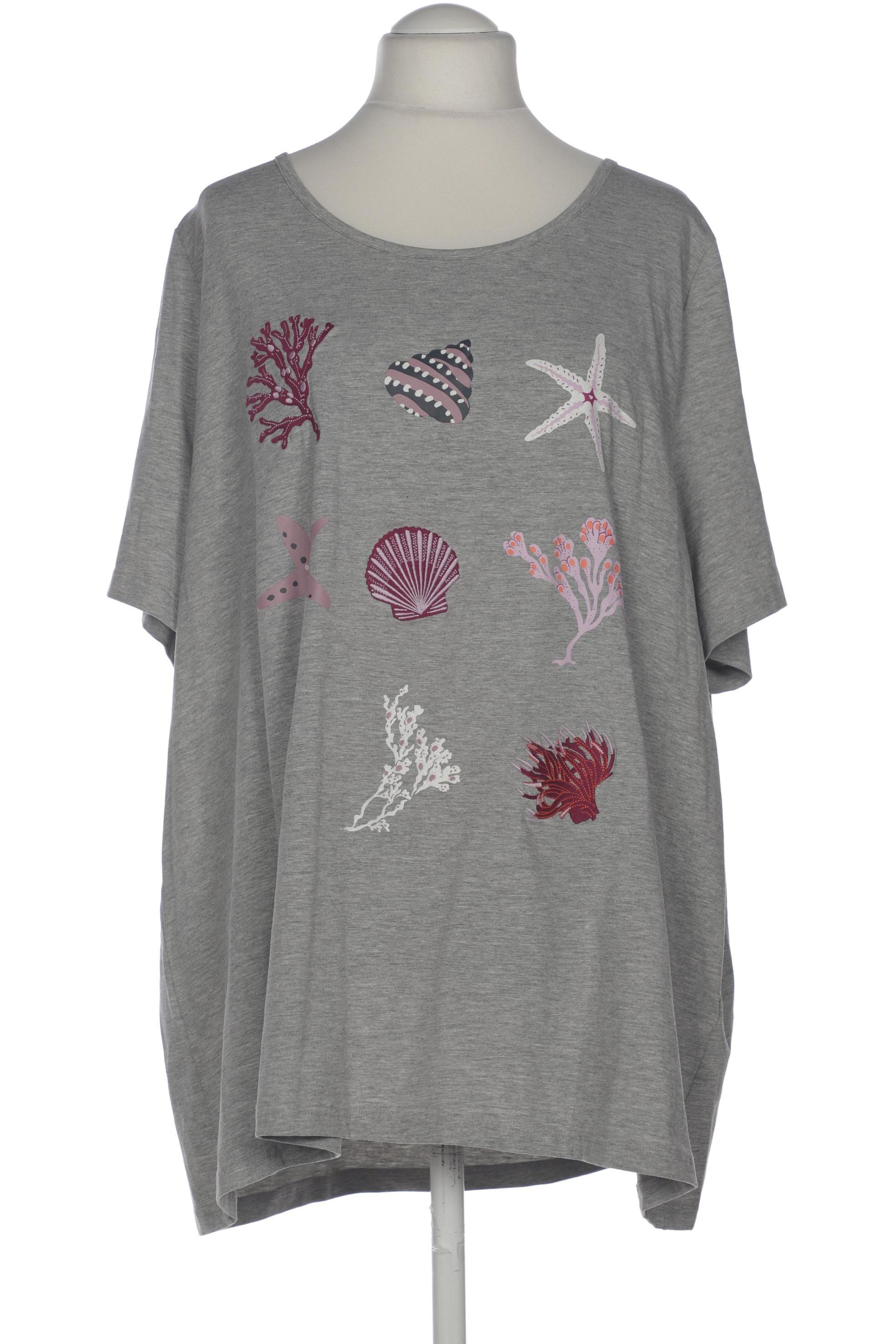 

Ulla Popken Damen T-Shirt, grau, Gr. 54