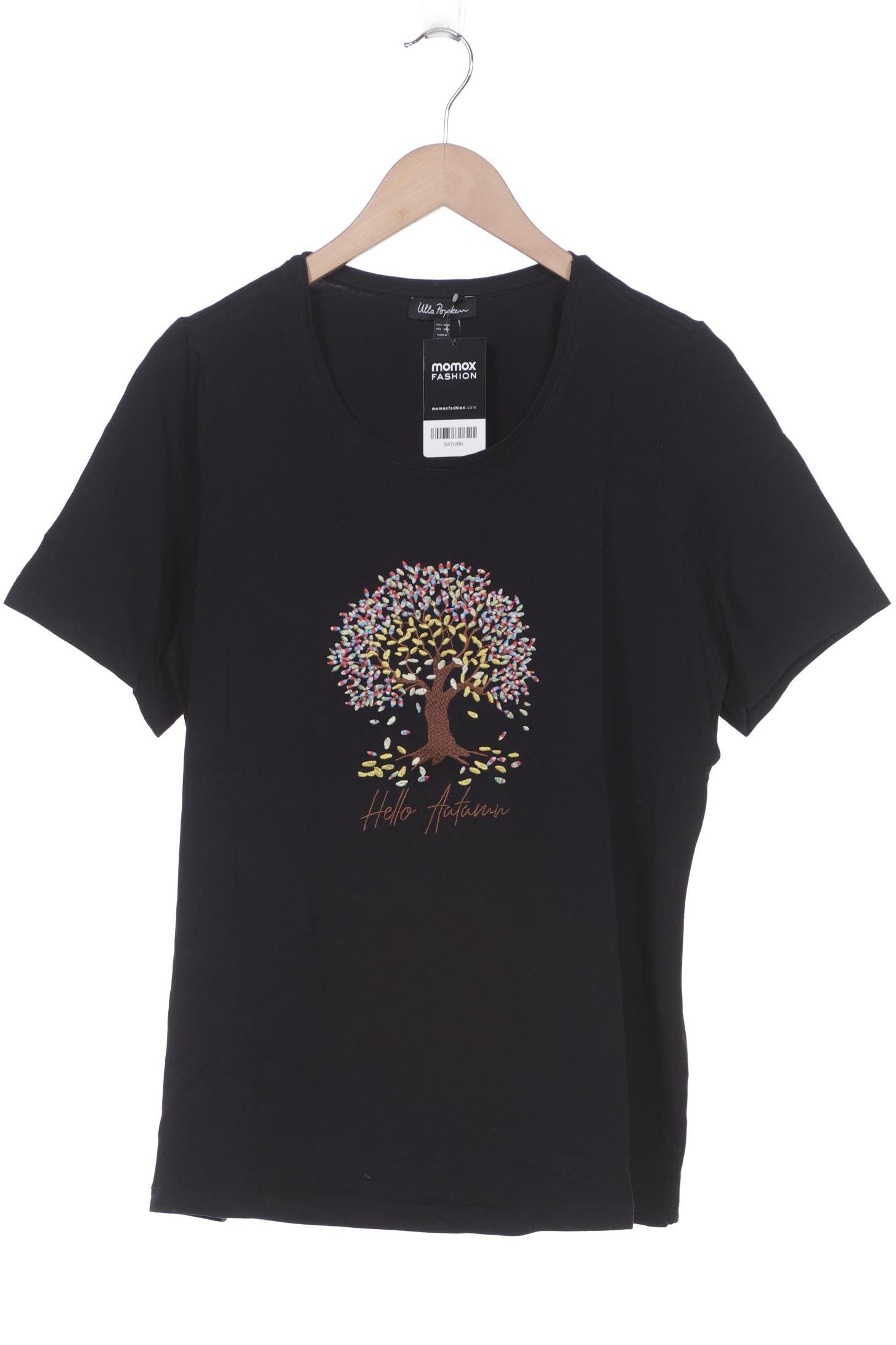 

Ulla Popken Damen T-Shirt, schwarz, Gr. 46