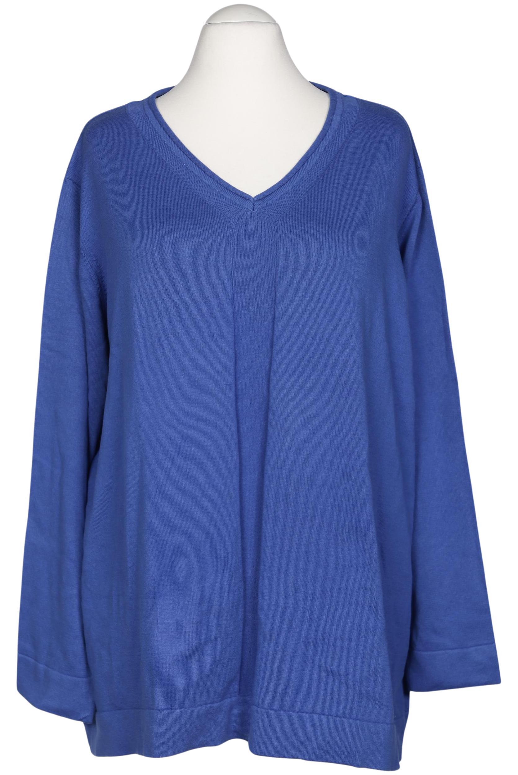 

Ulla Popken Damen Pullover, blau, Gr. 54