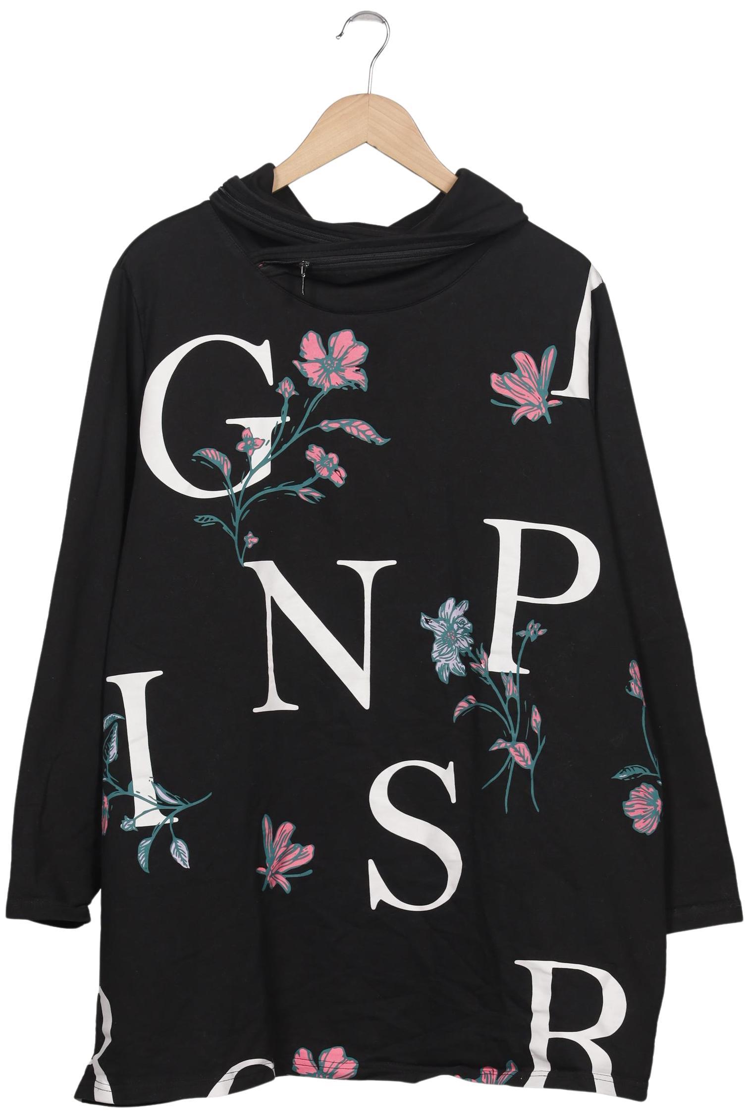 

Ulla Popken Damen Sweatshirt, schwarz, Gr. 50