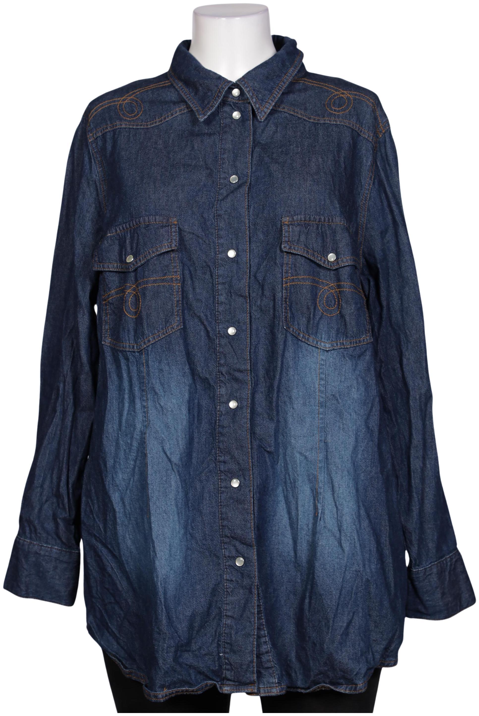 

Ulla Popken Damen Bluse, blau, Gr. 50