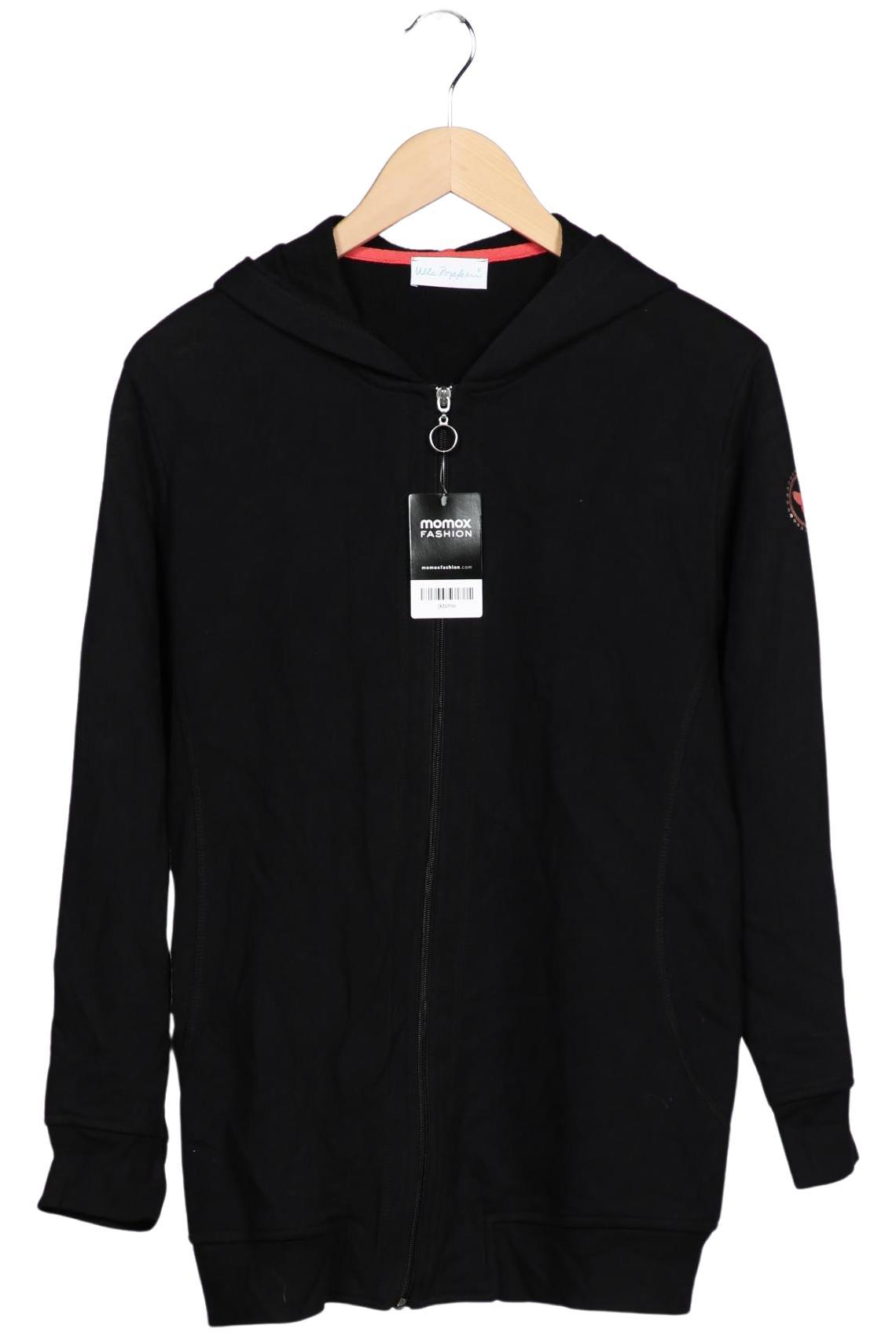 

Ulla Popken Damen Kapuzenpullover, schwarz, Gr. 42