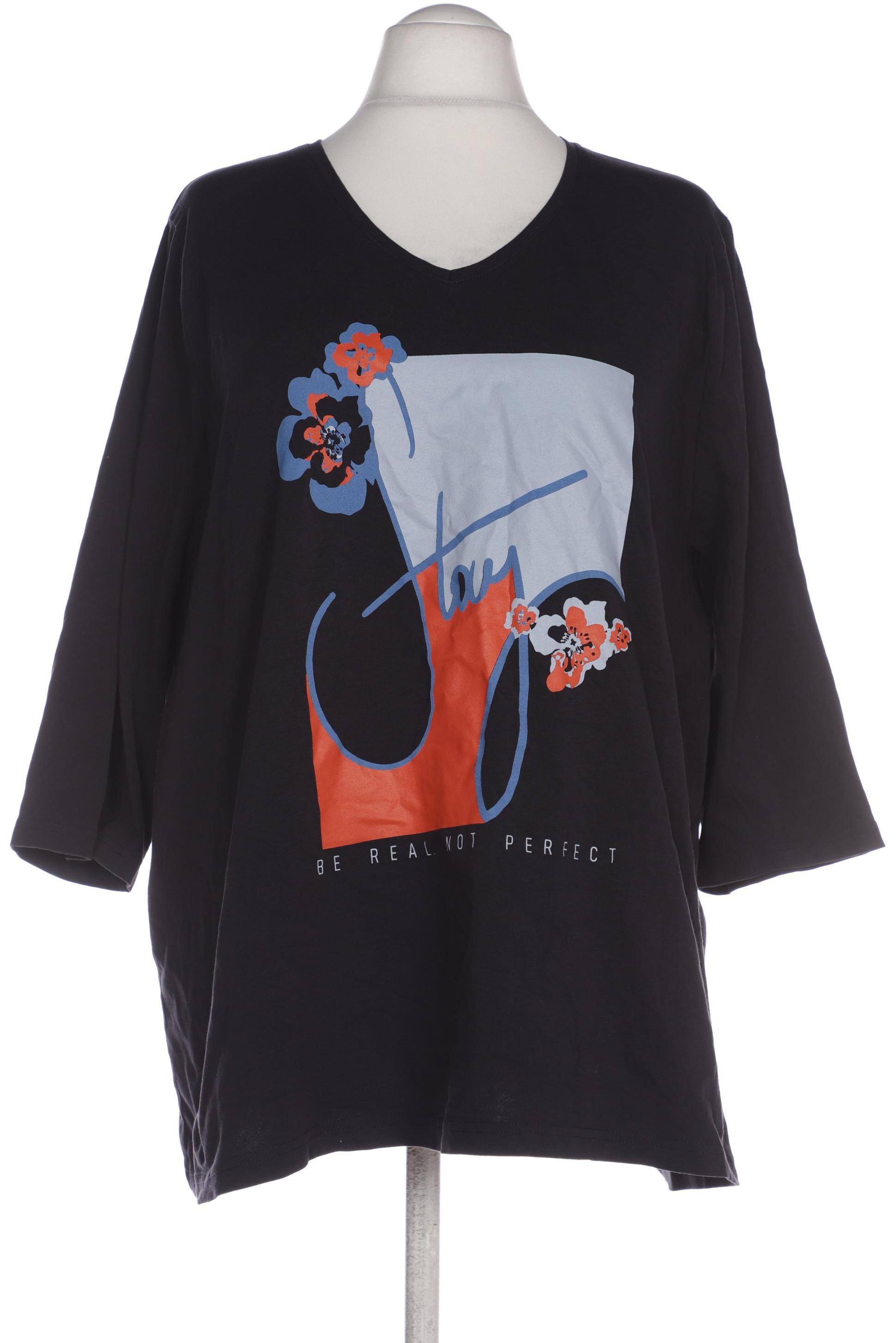 

Ulla Popken Damen Langarmshirt, marineblau, Gr. 54