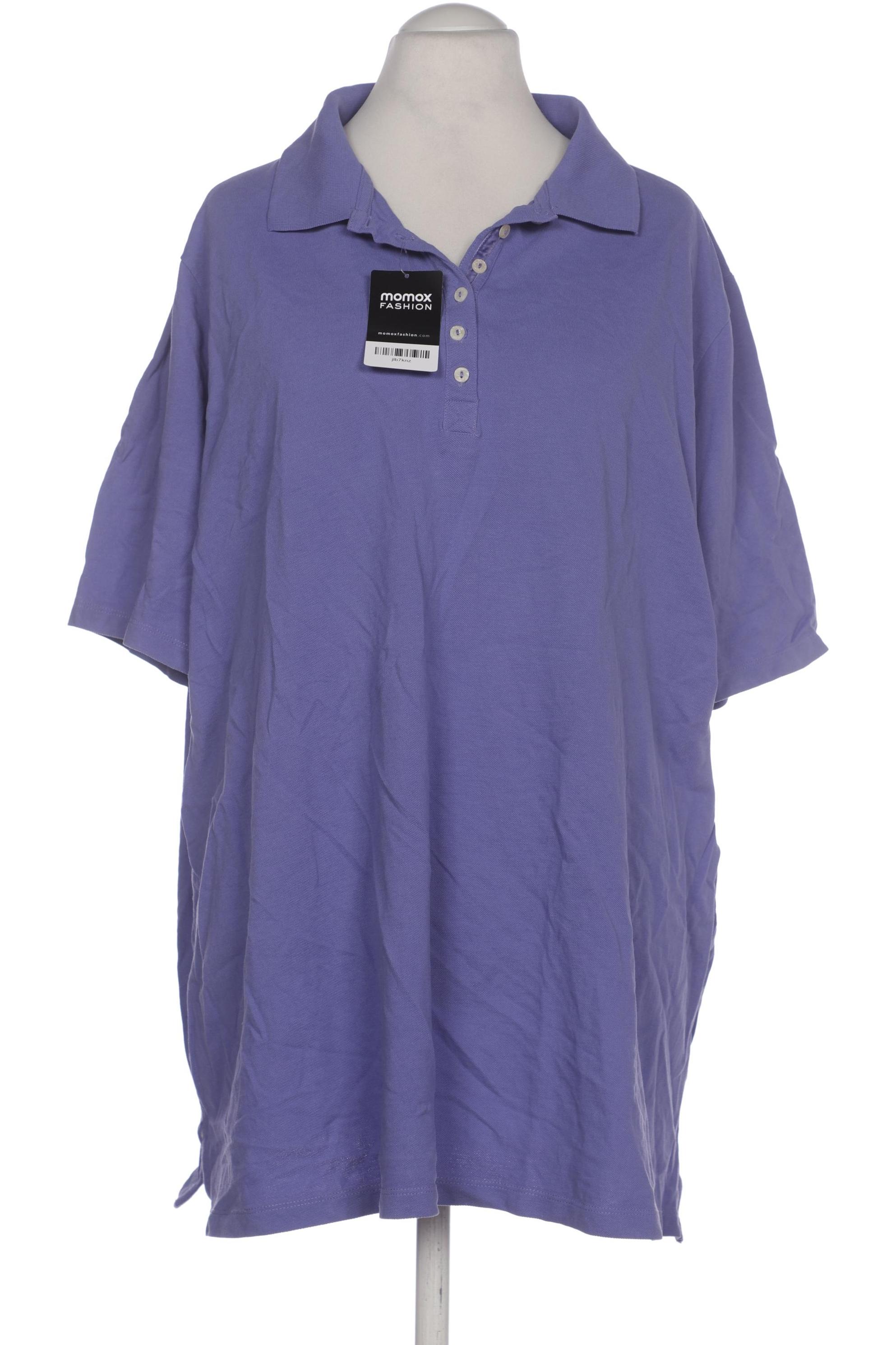 

Ulla Popken Damen Poloshirt, flieder, Gr. 54
