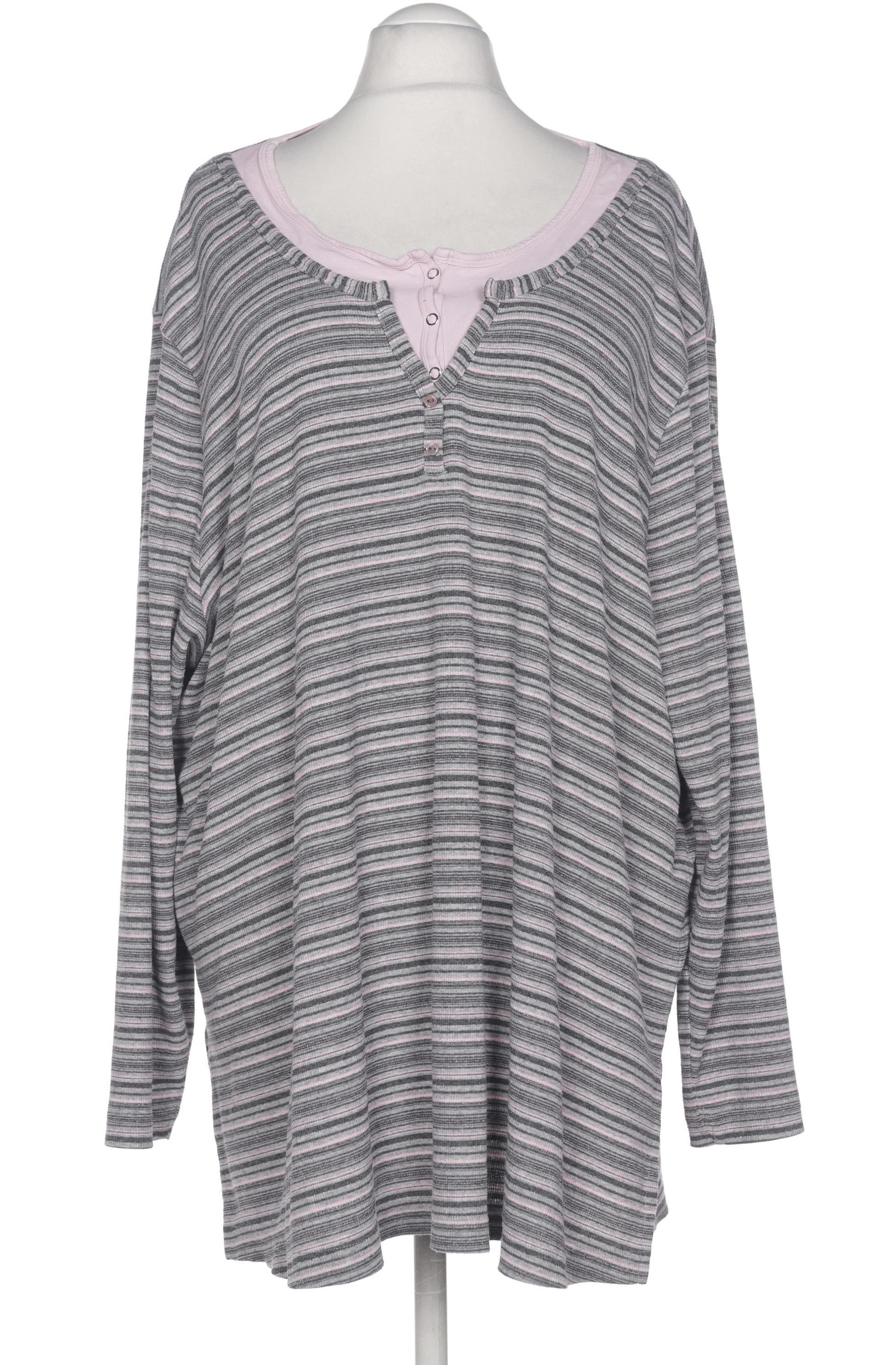 

Ulla Popken Damen Langarmshirt, grau
