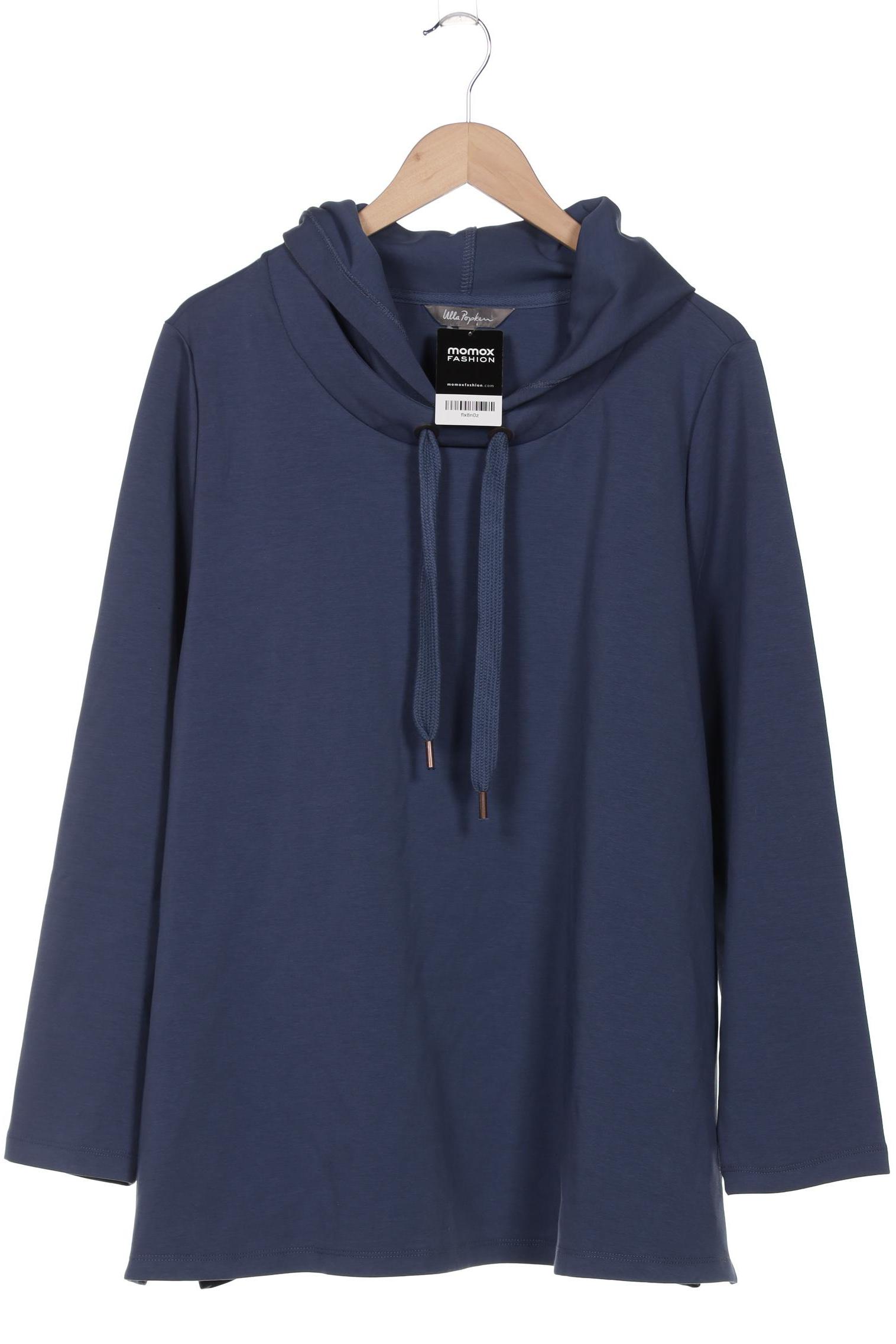 

Ulla Popken Damen Kapuzenpullover, blau, Gr. 50