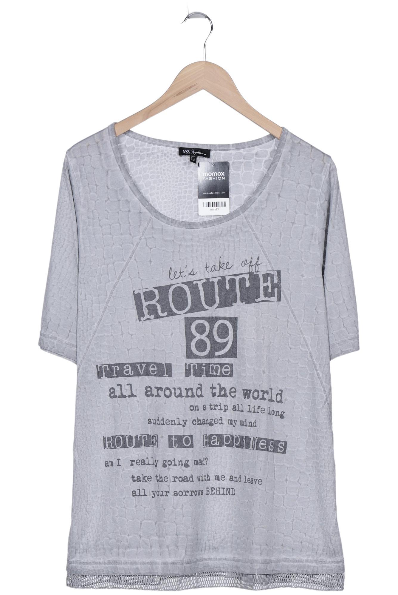 

Ulla Popken Damen T-Shirt, grau, Gr. 42