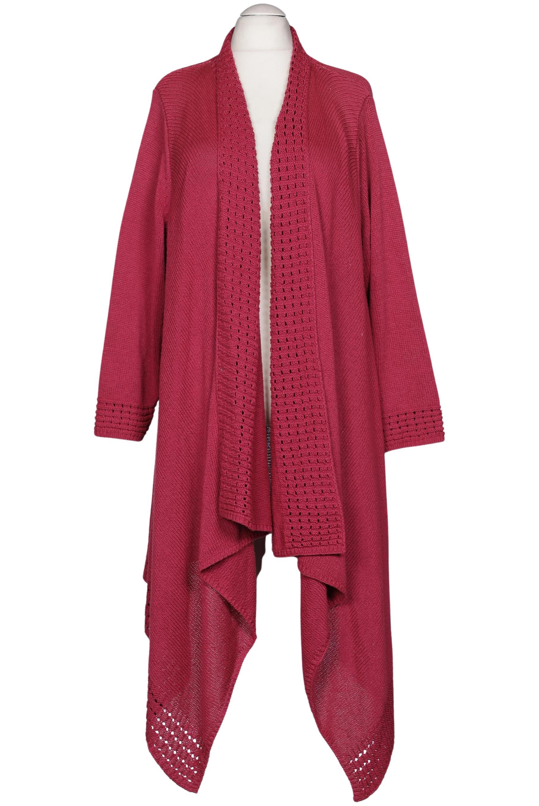 

Ulla Popken Damen Strickjacke, pink, Gr. 58