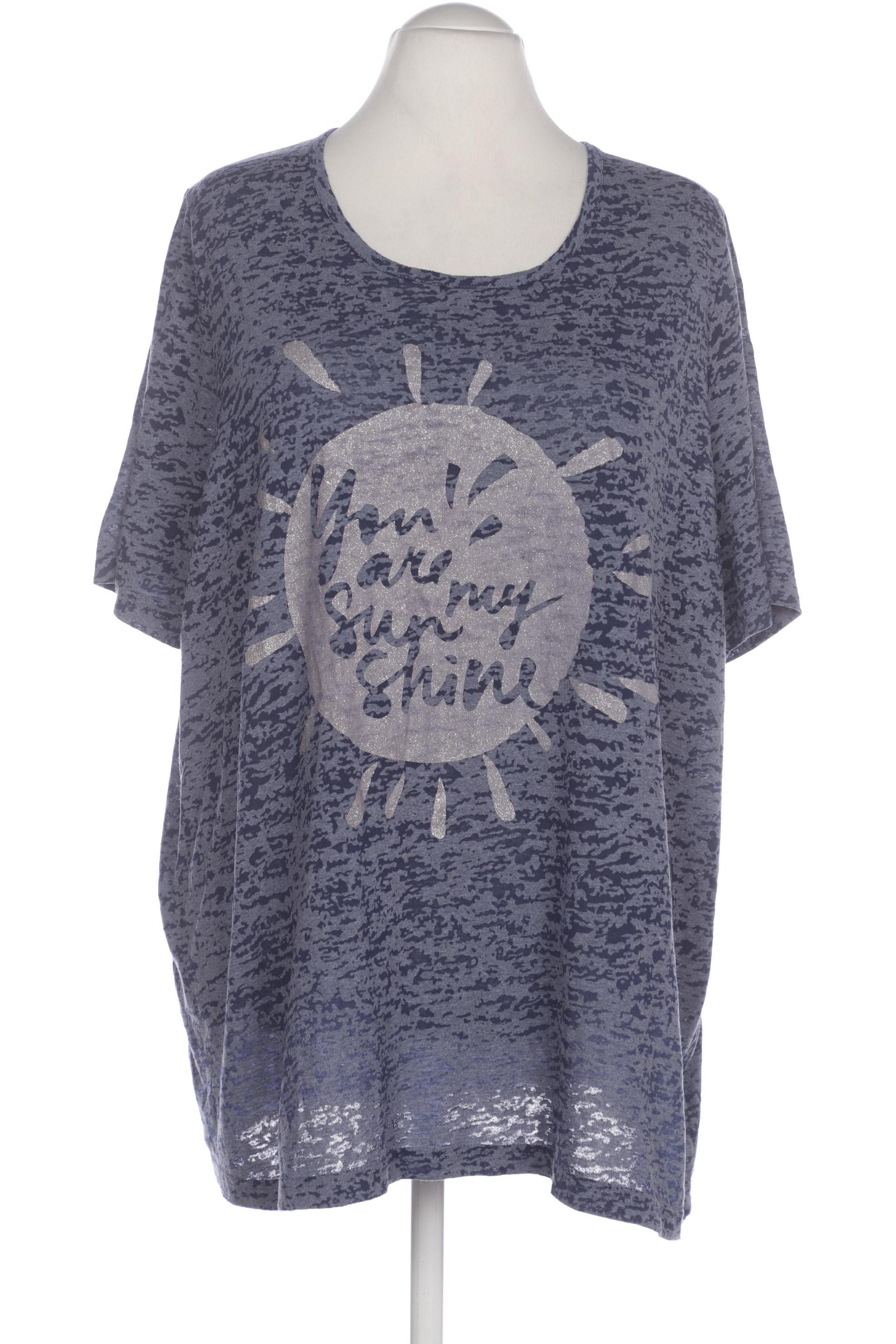 

Ulla Popken Damen T-Shirt, blau, Gr. 54