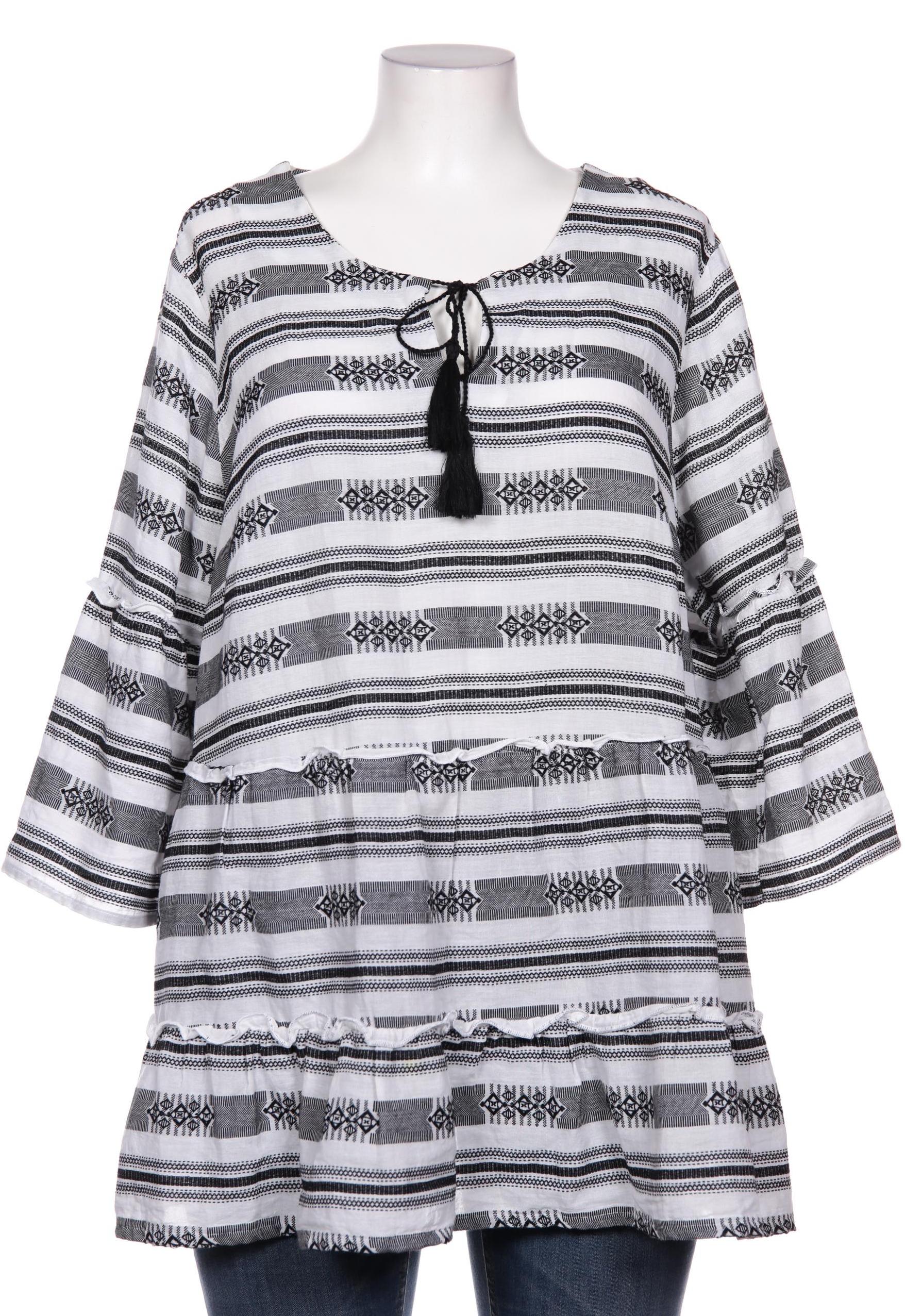 

Ulla Popken Damen Bluse, weiß, Gr. 46