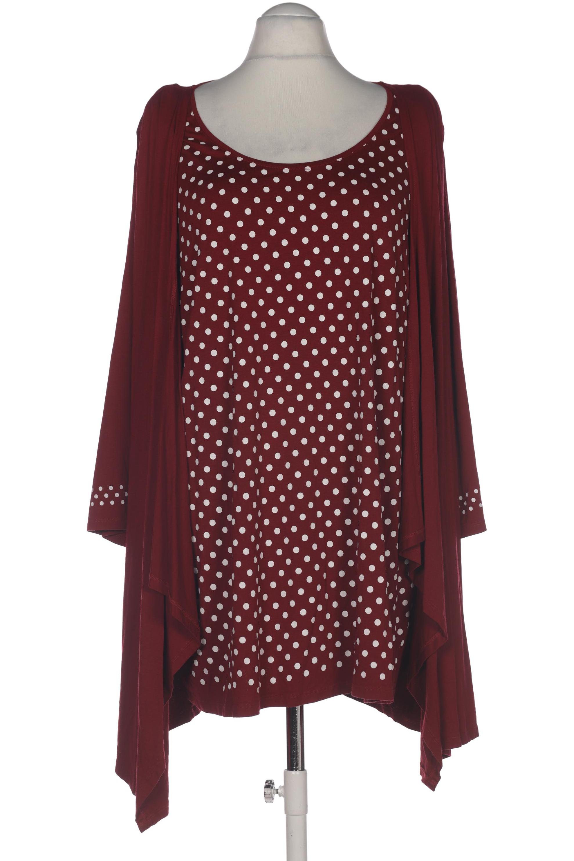

Ulla Popken Damen Langarmshirt, bordeaux, Gr. 58