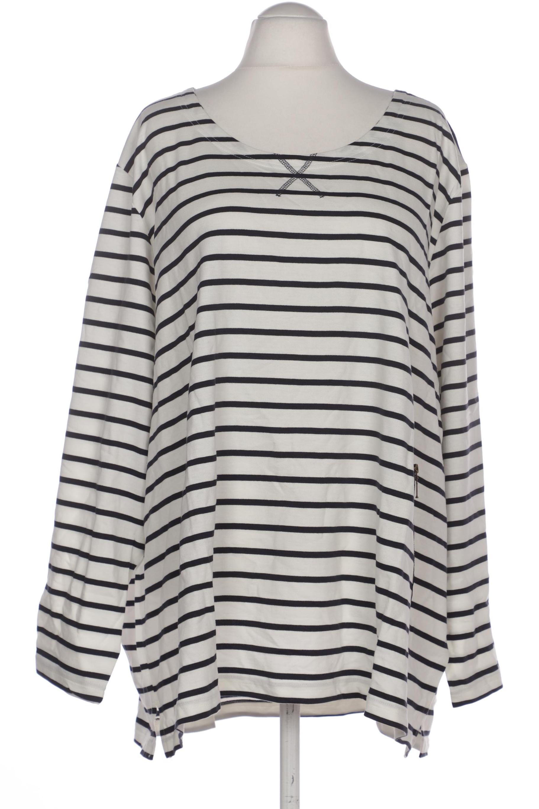 

Ulla Popken Damen Langarmshirt, weiß, Gr. 58