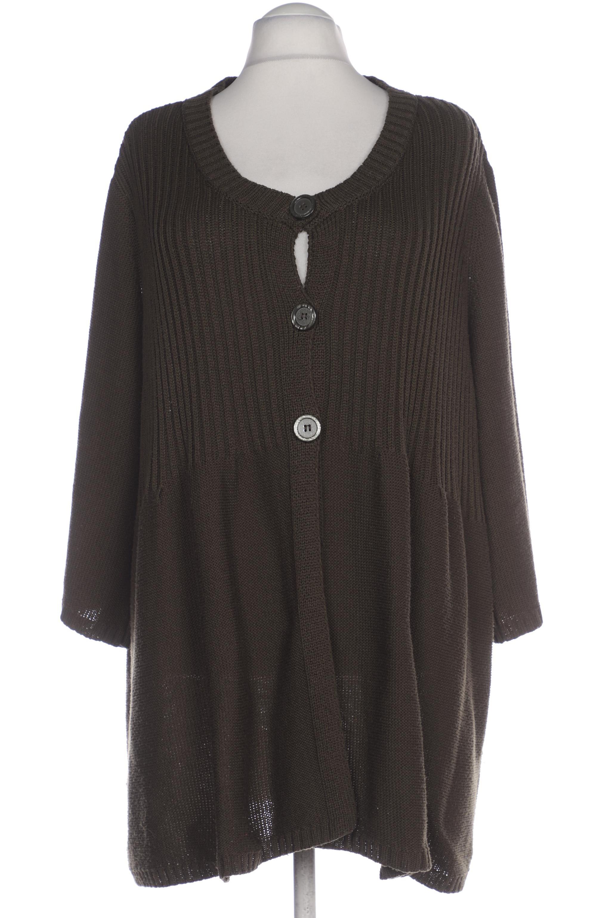 

Ulla Popken Damen Strickjacke, grün, Gr. 58