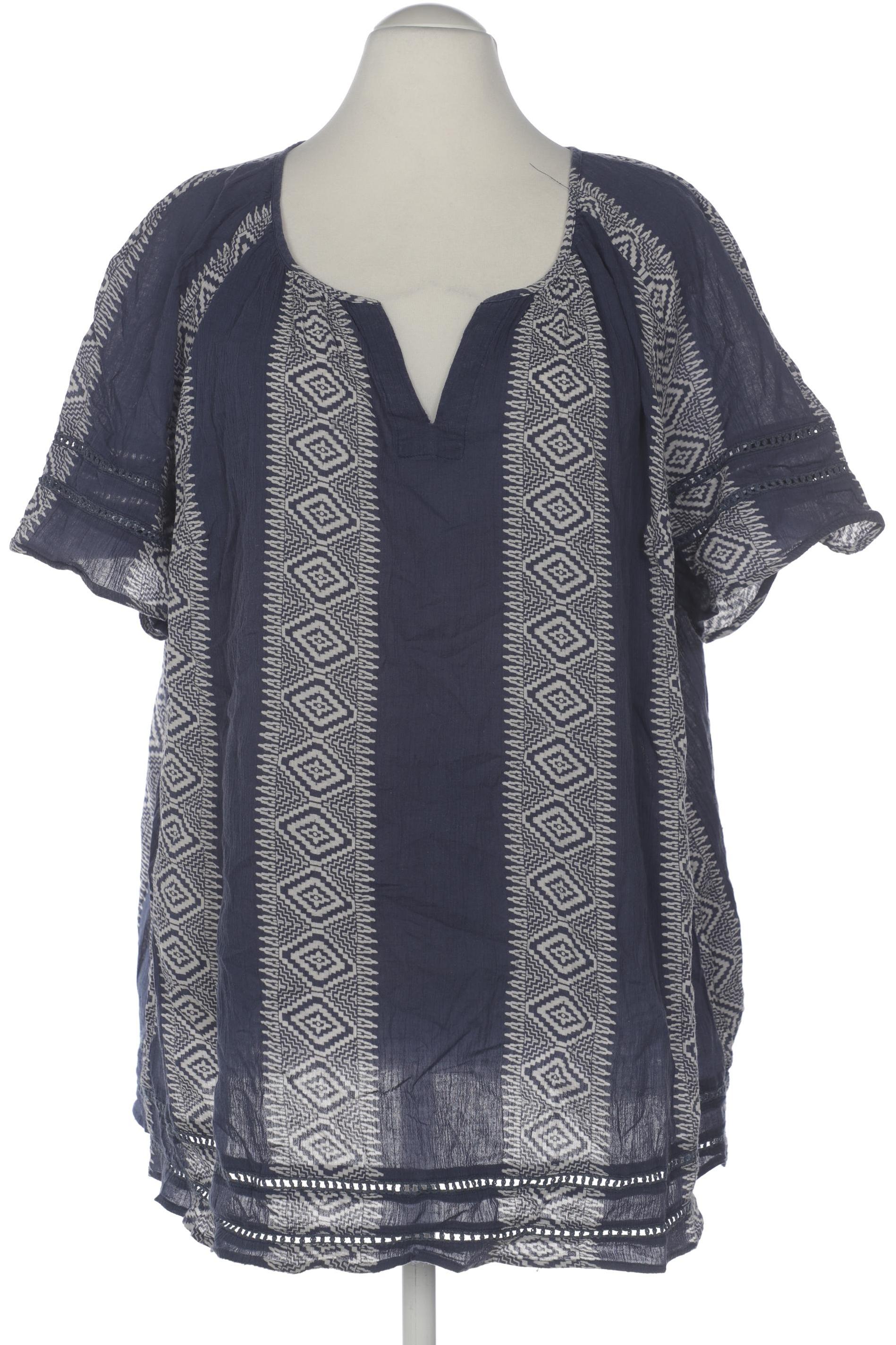 

Ulla Popken Damen Bluse, blau, Gr. 54