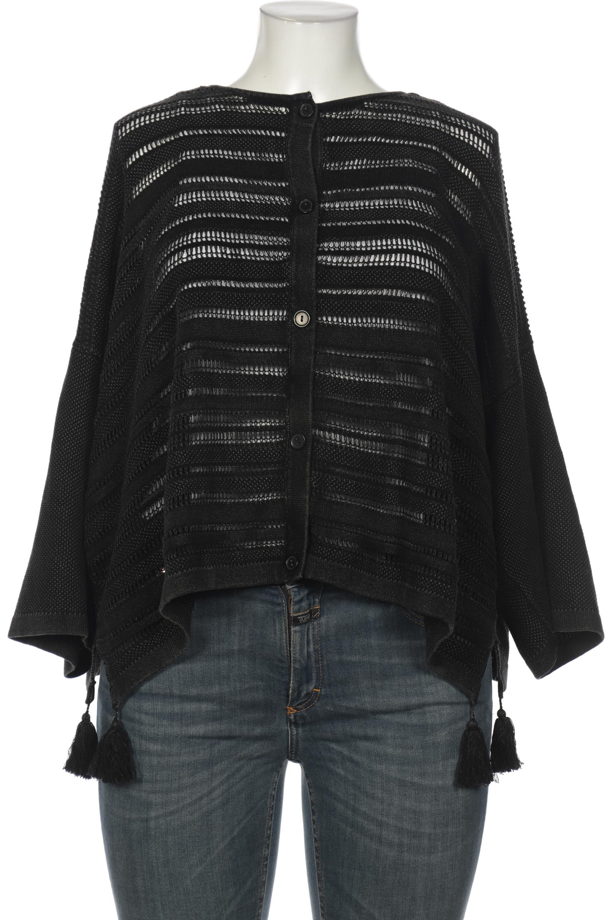 

Ulla Popken Damen Strickjacke, schwarz