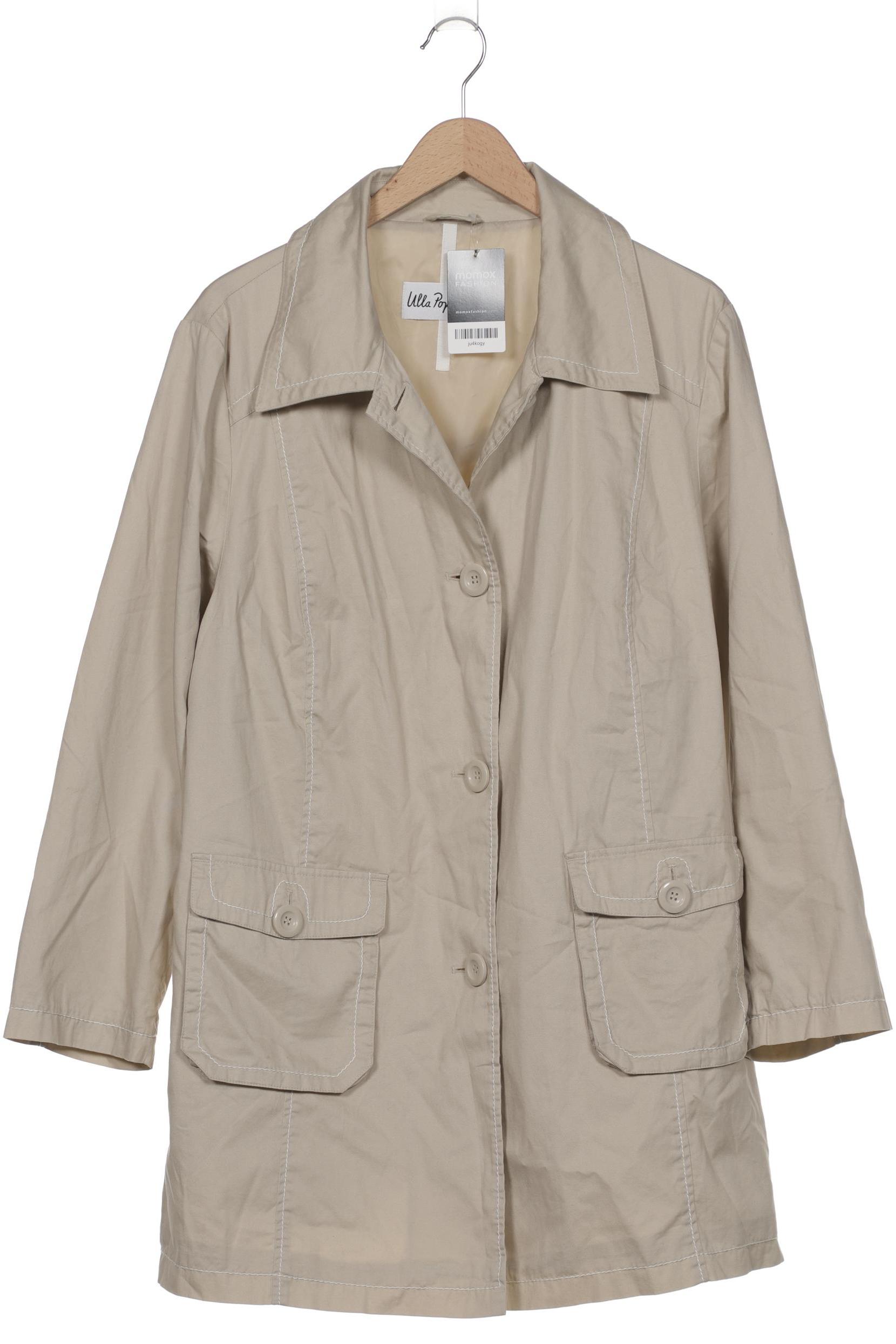 

Ulla Popken Damen Mantel, beige, Gr. 46