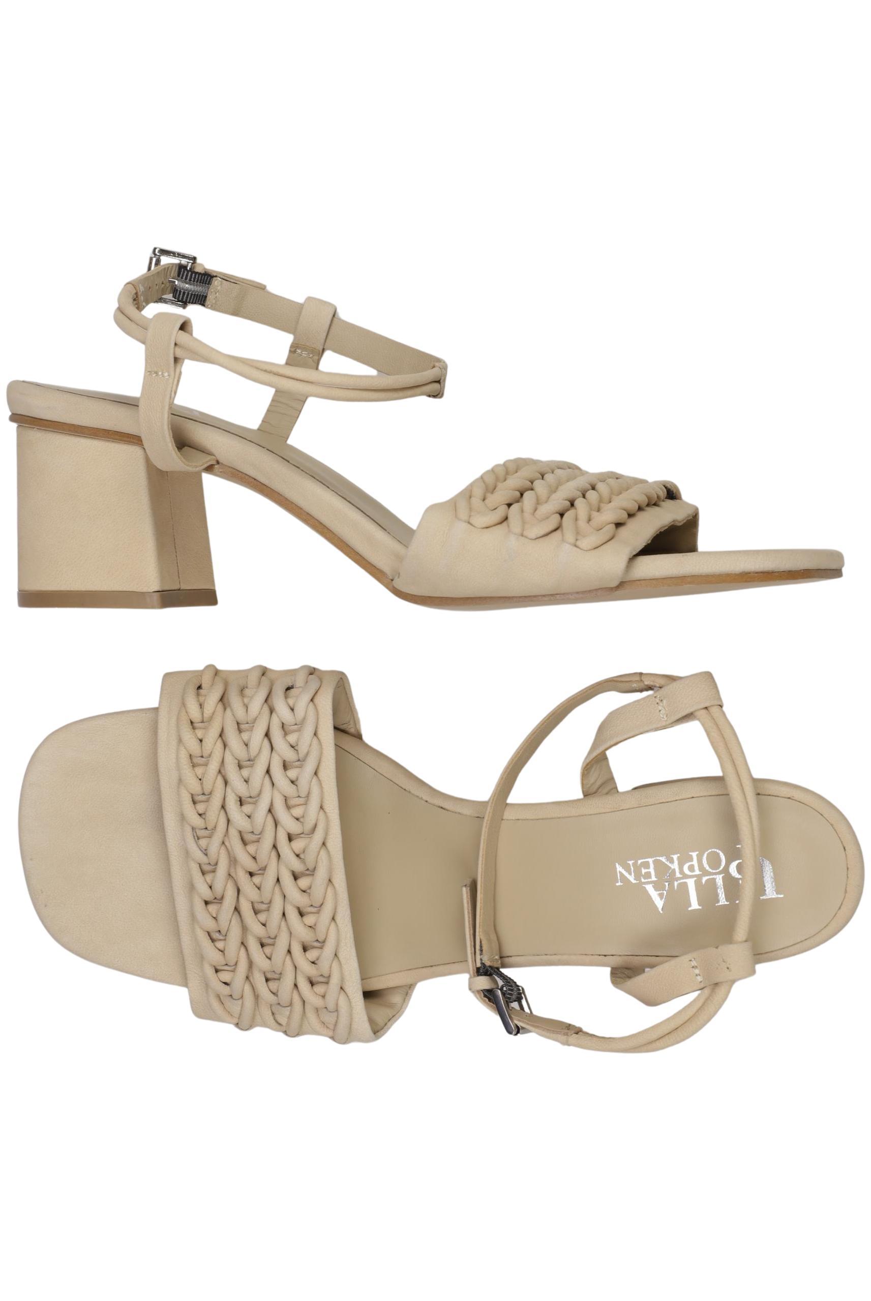 

Ulla Popken Damen Sandale, beige, Gr. 44