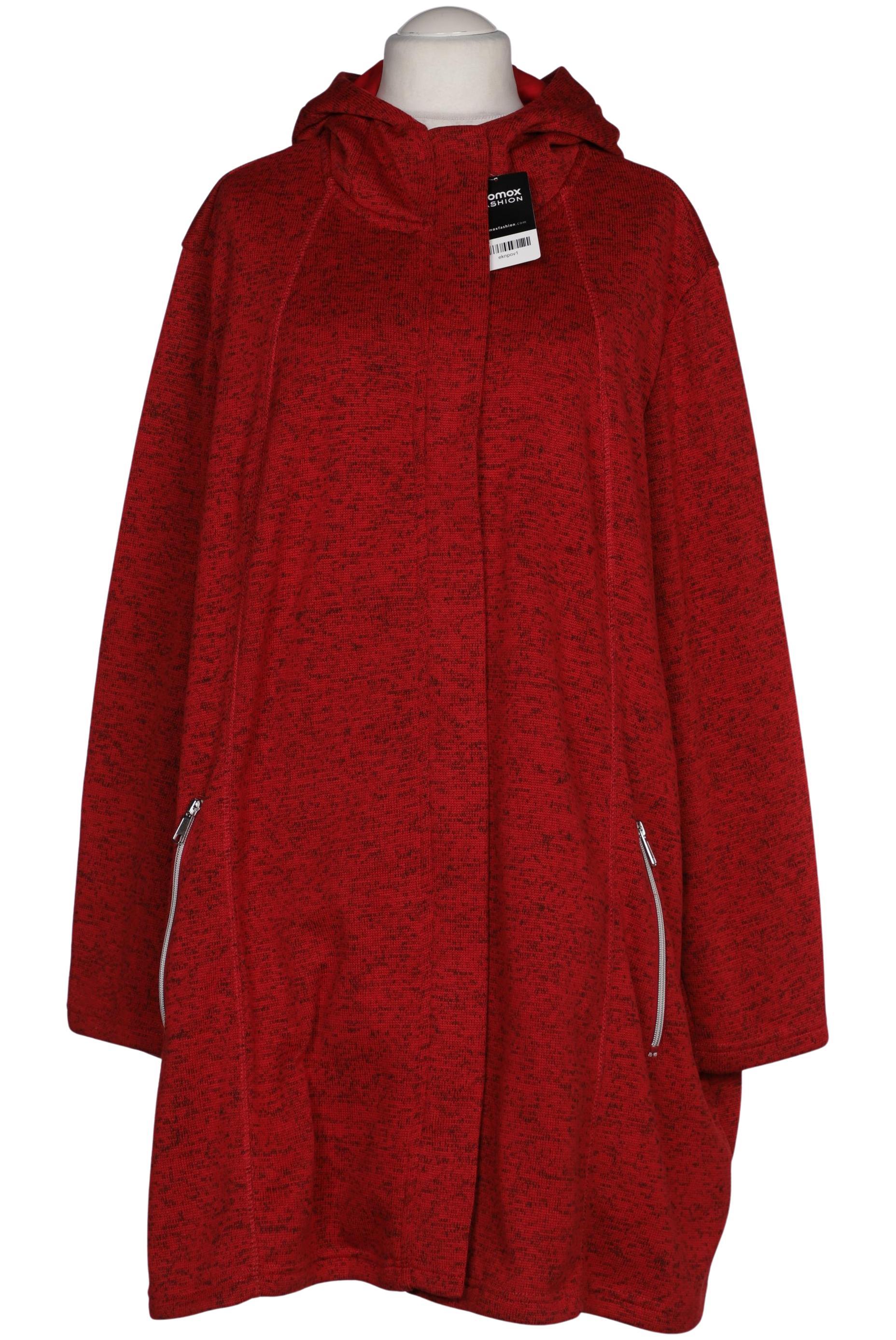 

Ulla Popken Damen Kapuzenpullover, rot, Gr. 58