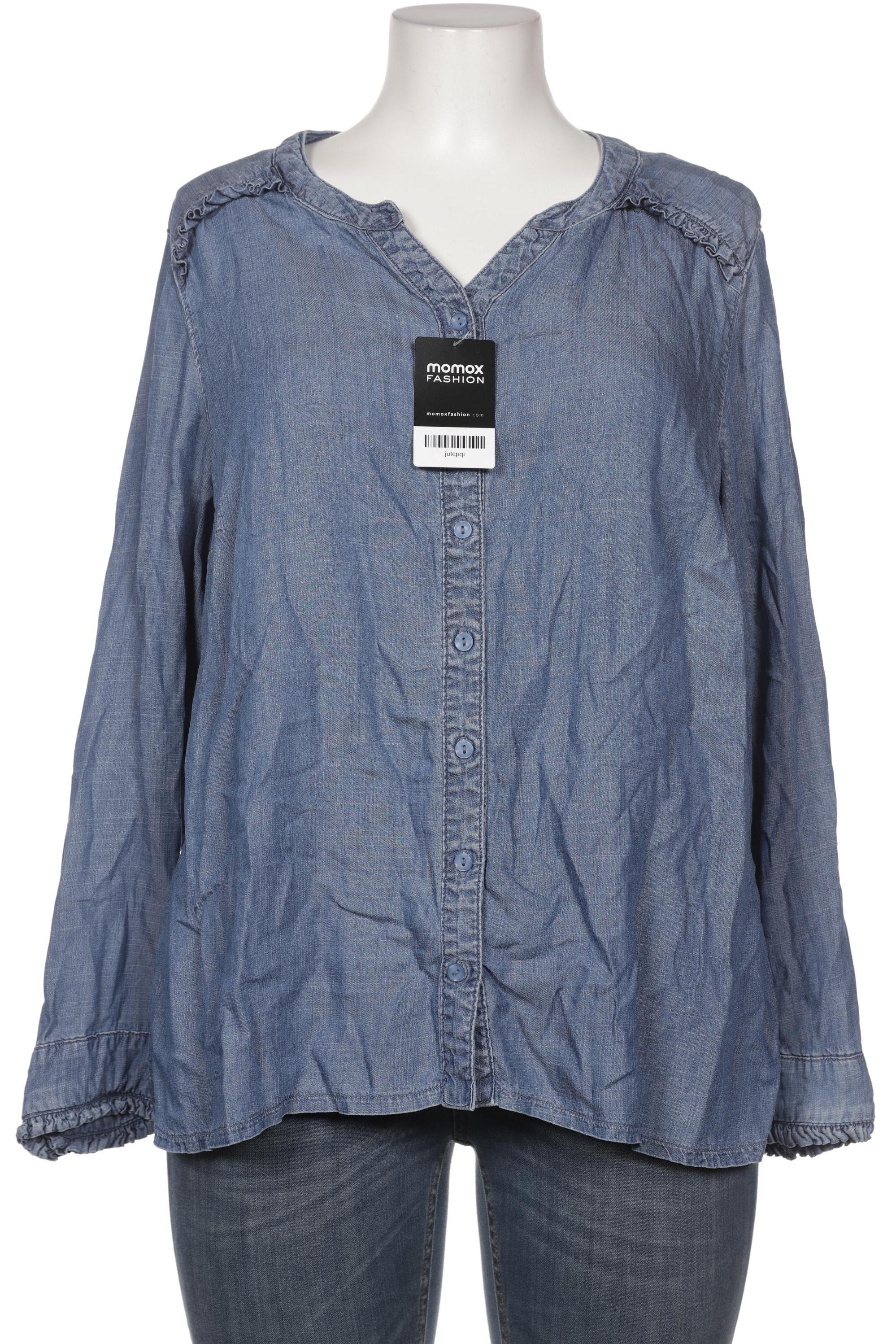 

Ulla Popken Damen Bluse, blau, Gr. 46