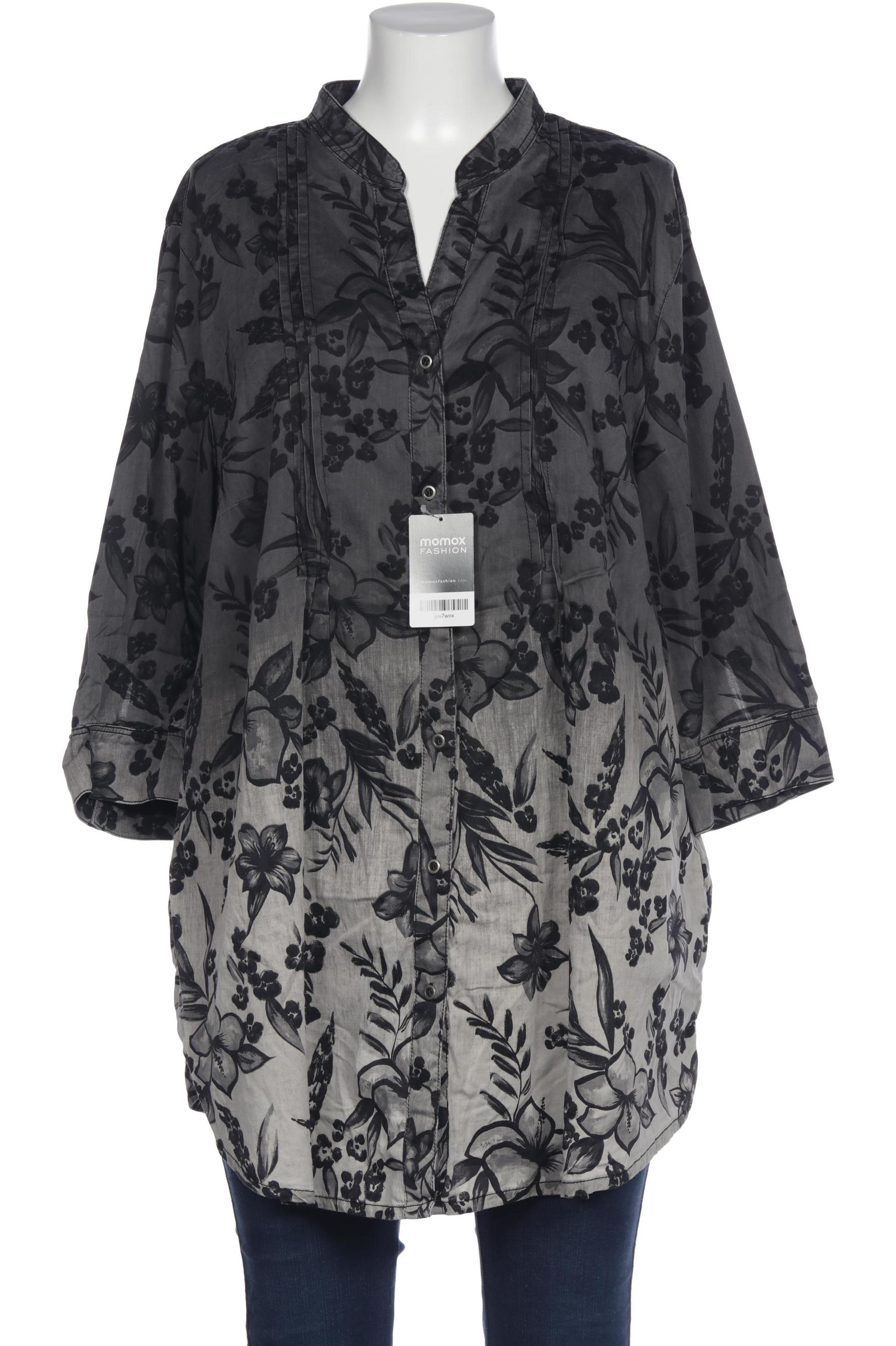 

Ulla Popken Damen Bluse, grau, Gr. 50