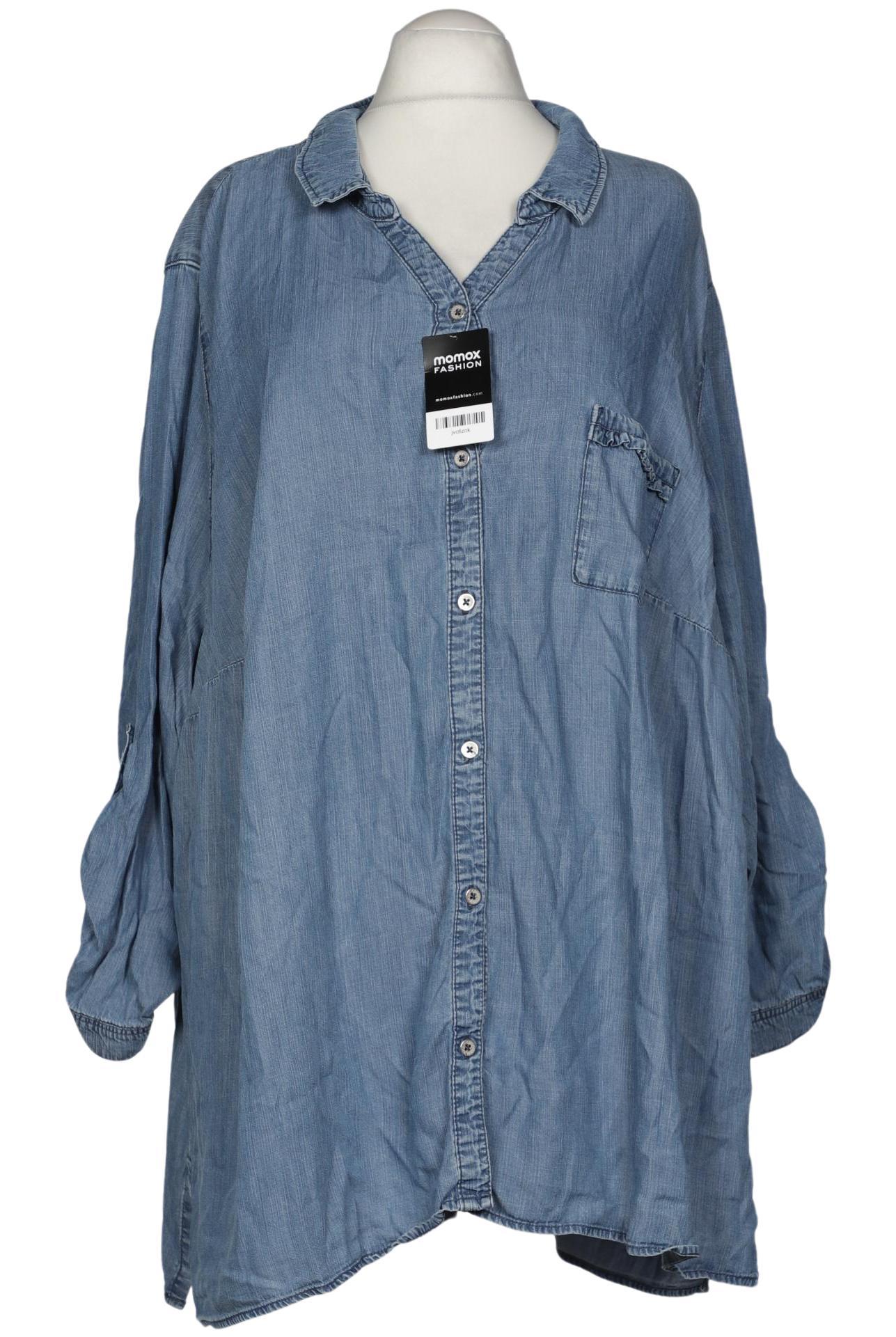 

Ulla Popken Damen Bluse, blau, Gr. 56