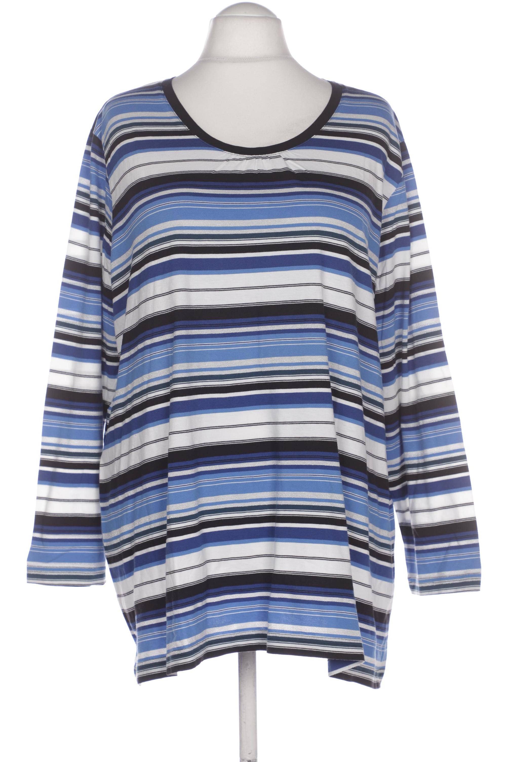 

Ulla Popken Damen Langarmshirt, blau, Gr. 54