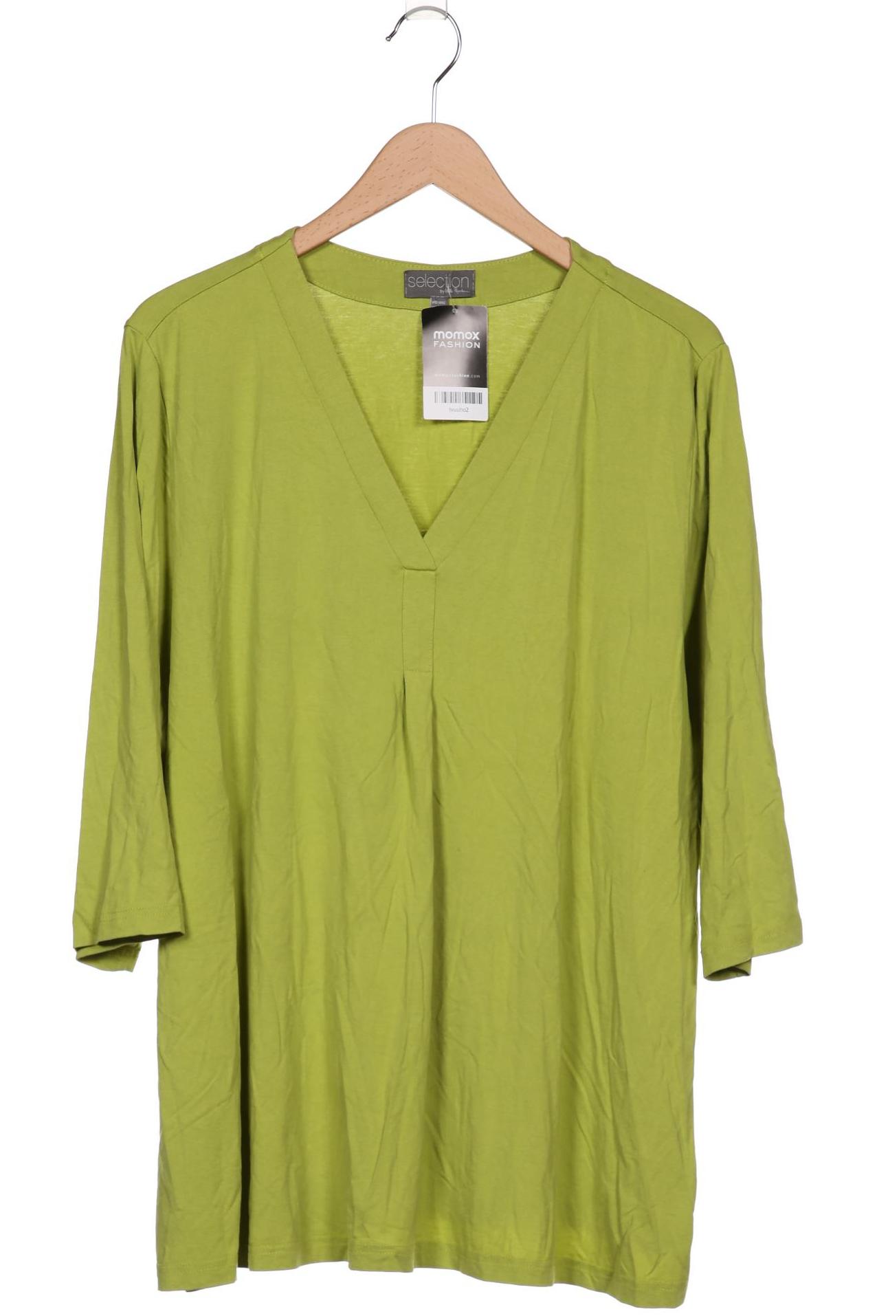 

Ulla Popken Damen Langarmshirt, hellgrün, Gr. 50