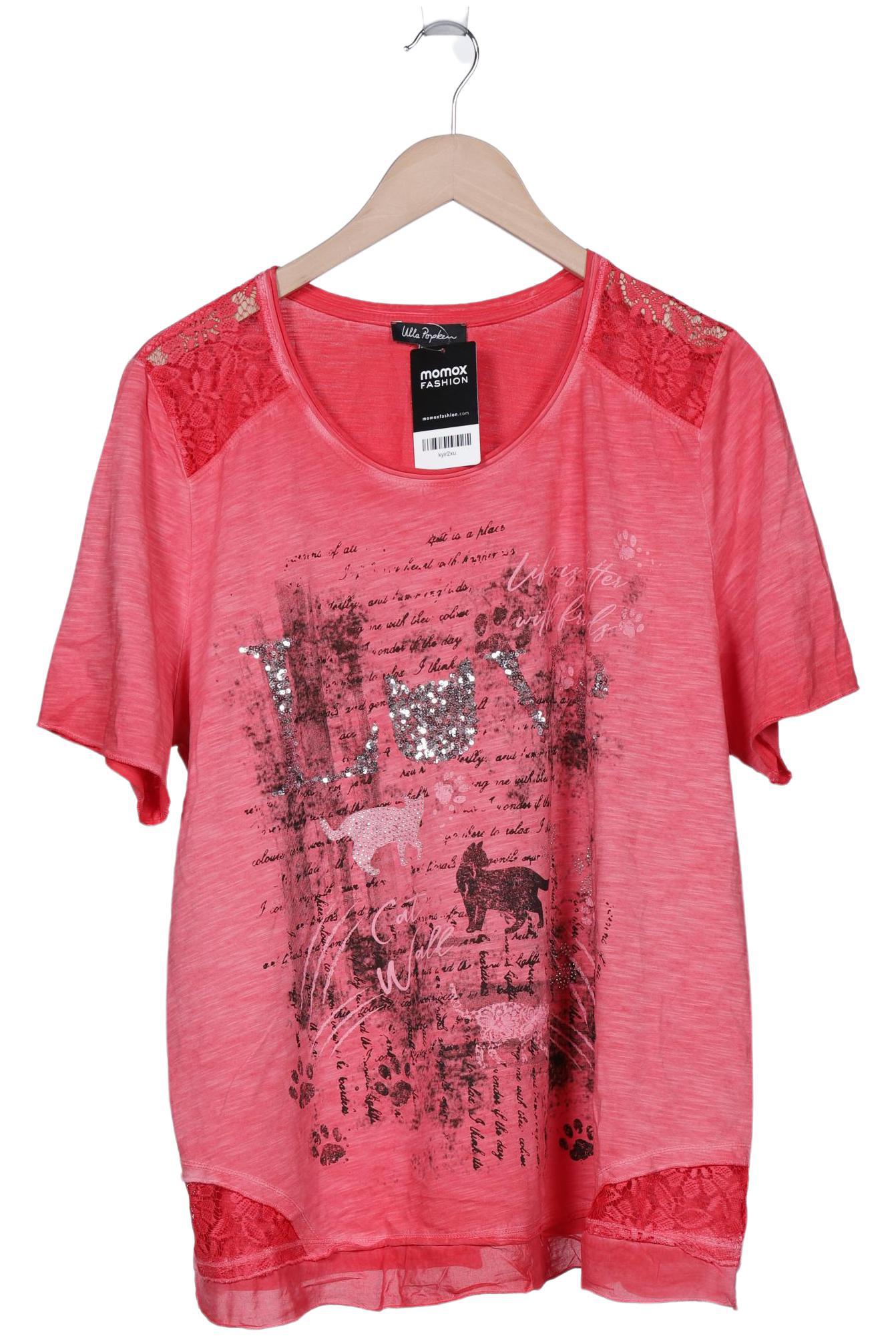 

Ulla Popken Damen T-Shirt, rot, Gr. 46