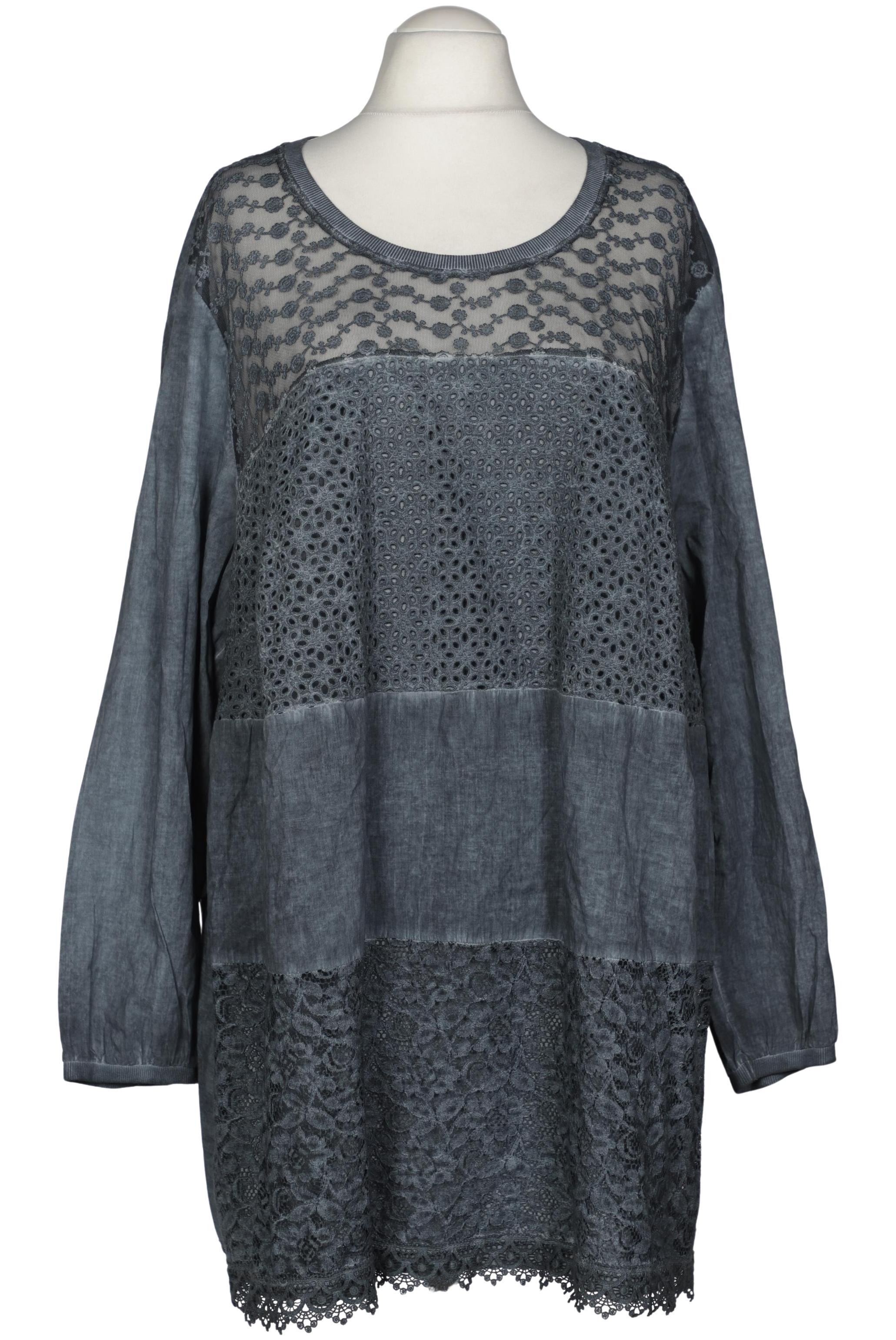 

Ulla Popken Damen Bluse, blau, Gr. 58