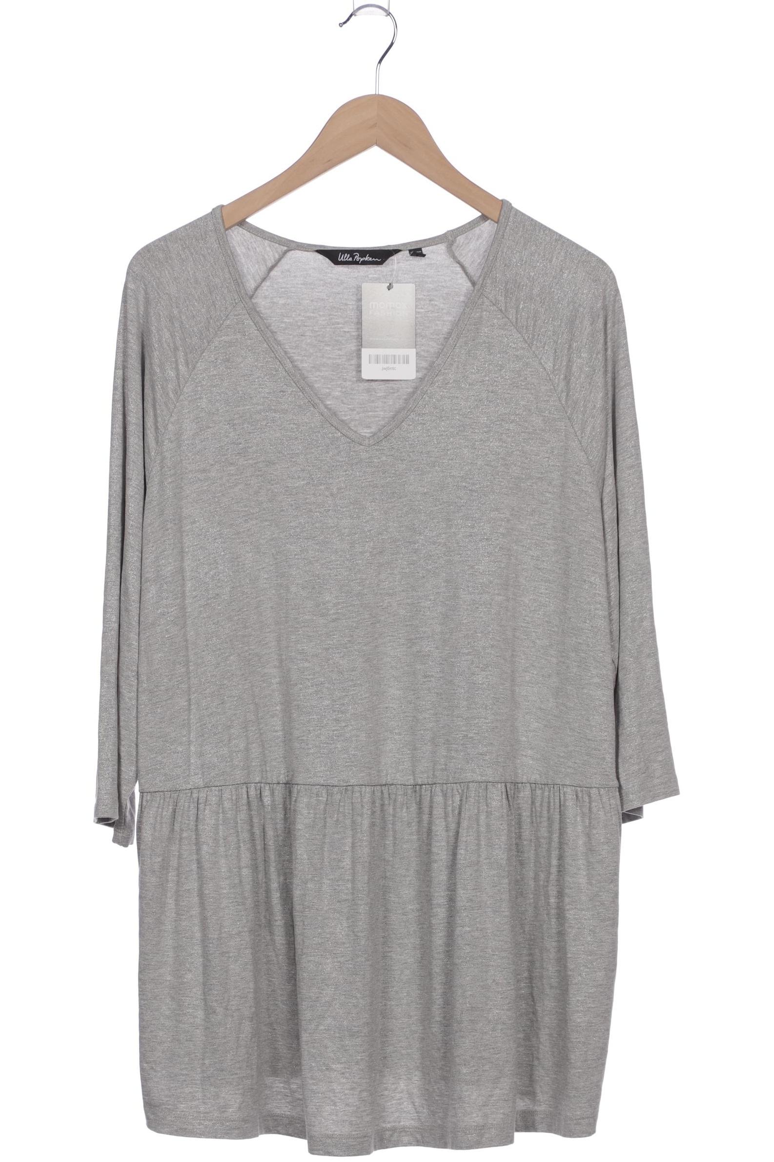 

Ulla Popken Damen Langarmshirt, grau, Gr. 46