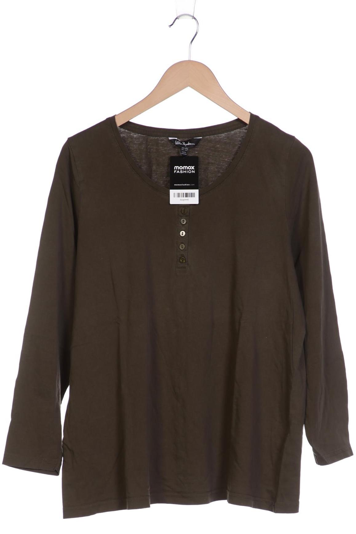 

Ulla Popken Damen Langarmshirt, grün, Gr. 46