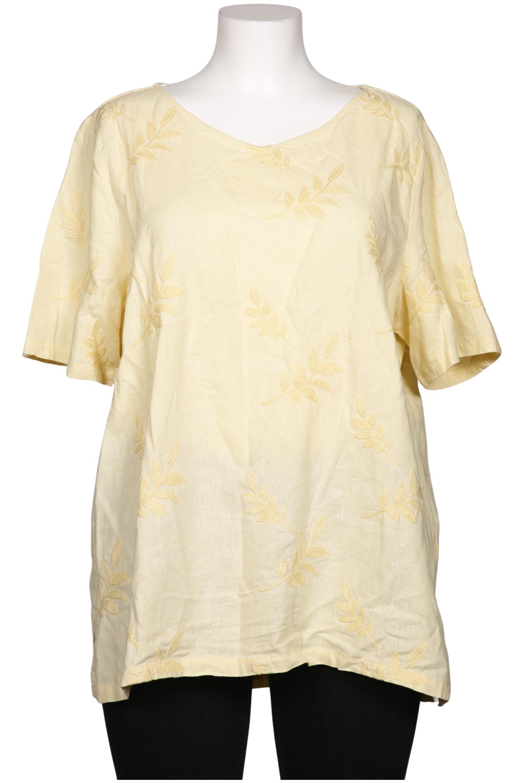 

Ulla Popken Damen Bluse, gelb, Gr. 48