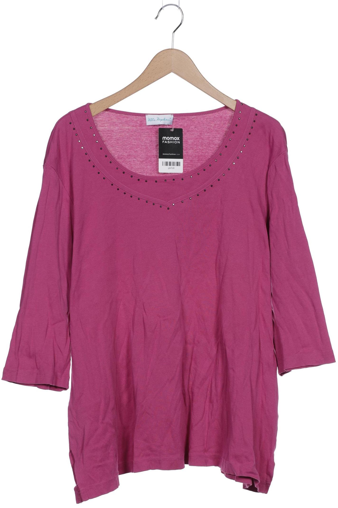 

Ulla Popken Damen Langarmshirt, pink, Gr. 46