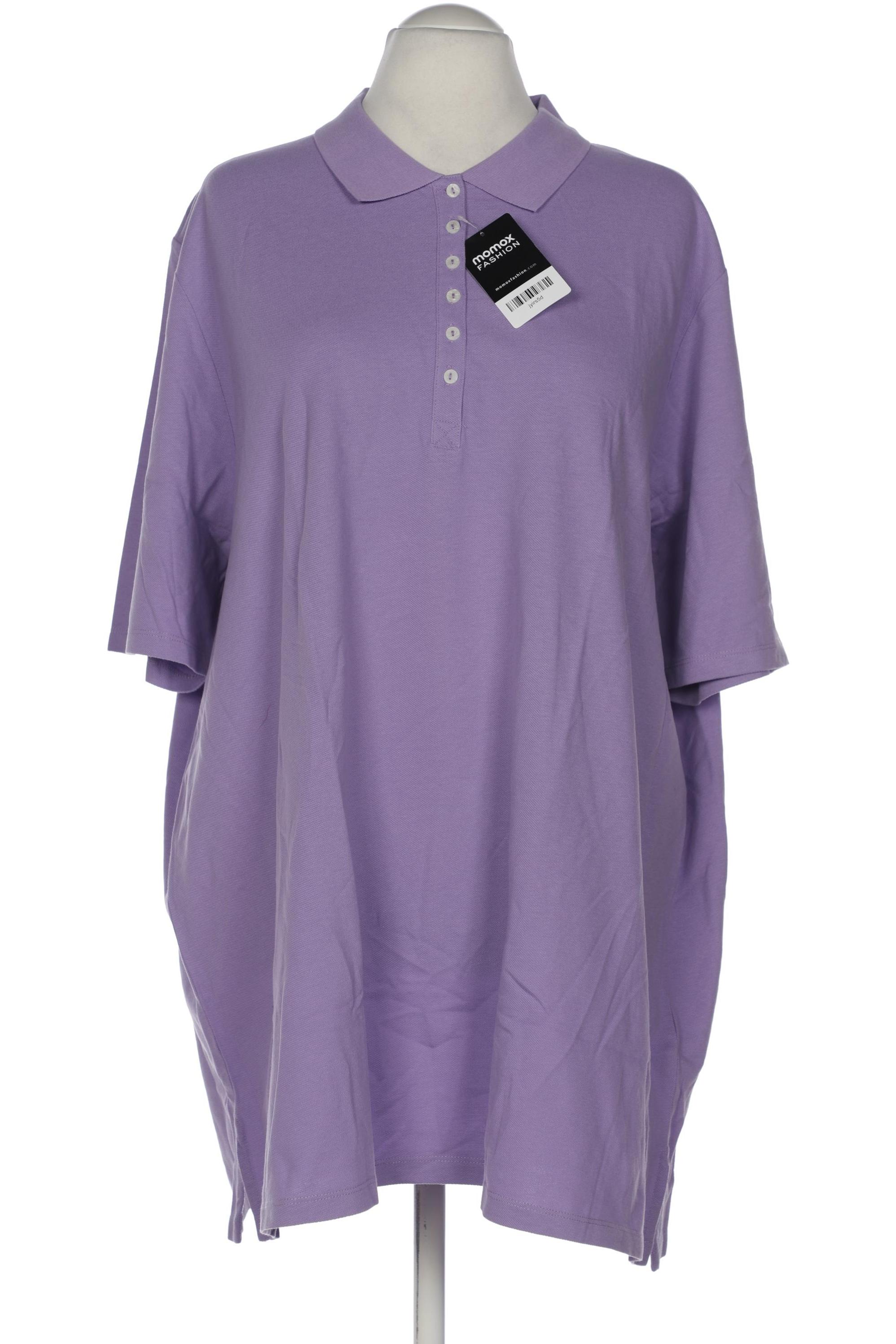 

Ulla Popken Damen Poloshirt, flieder, Gr. 54