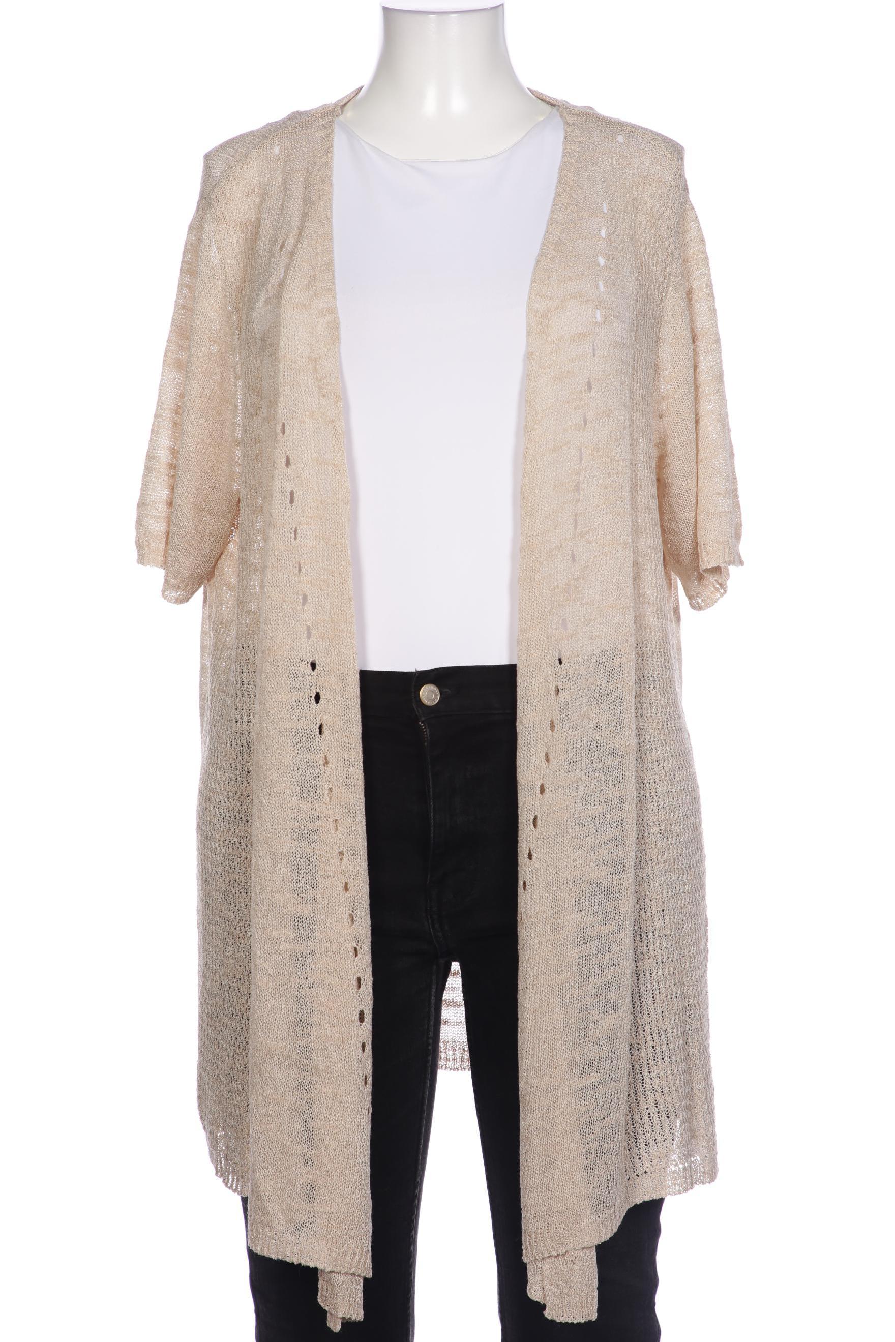 

Ulla Popken Damen Strickjacke, beige, Gr. 48