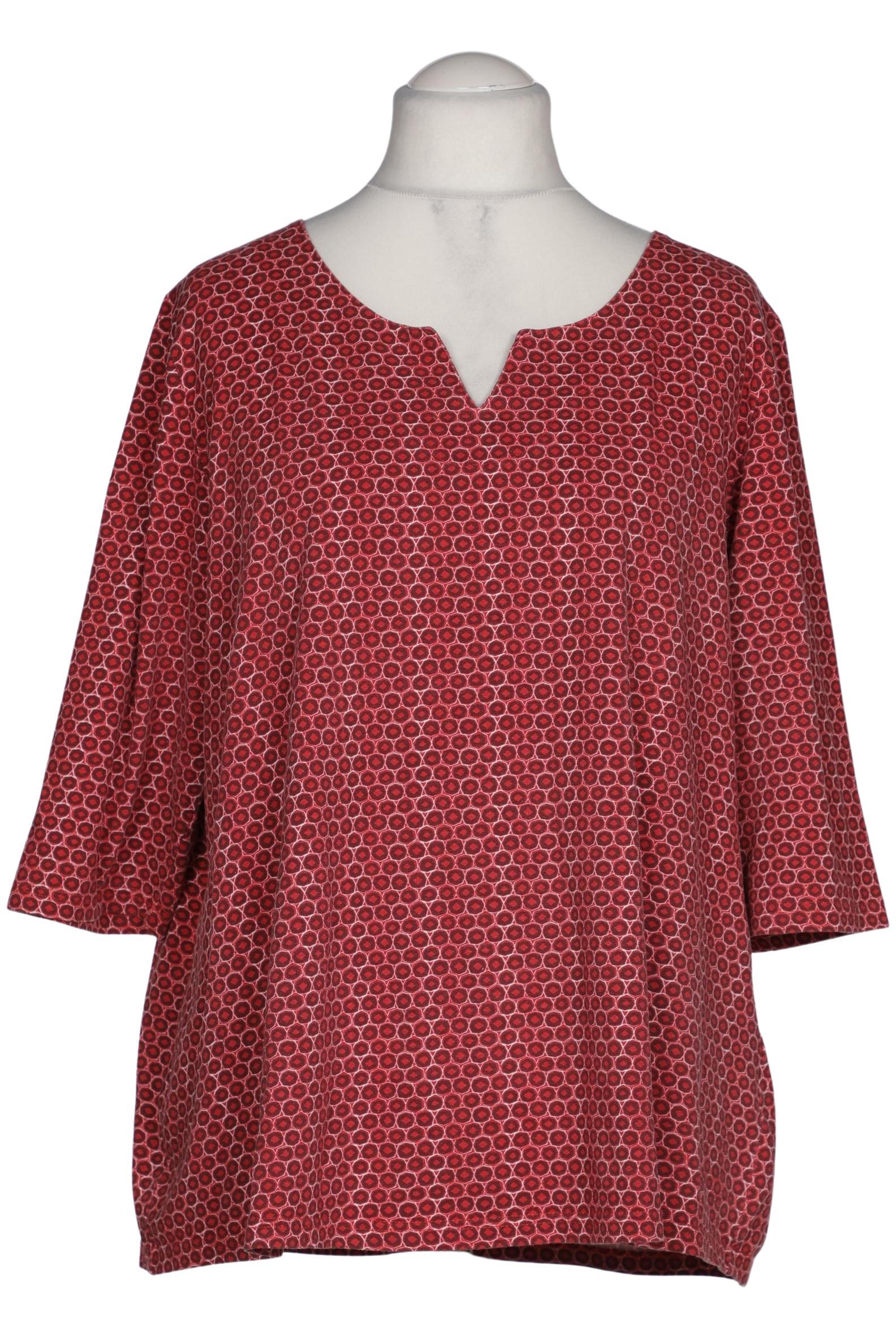 

Ulla Popken Damen T-Shirt, rot, Gr. 52