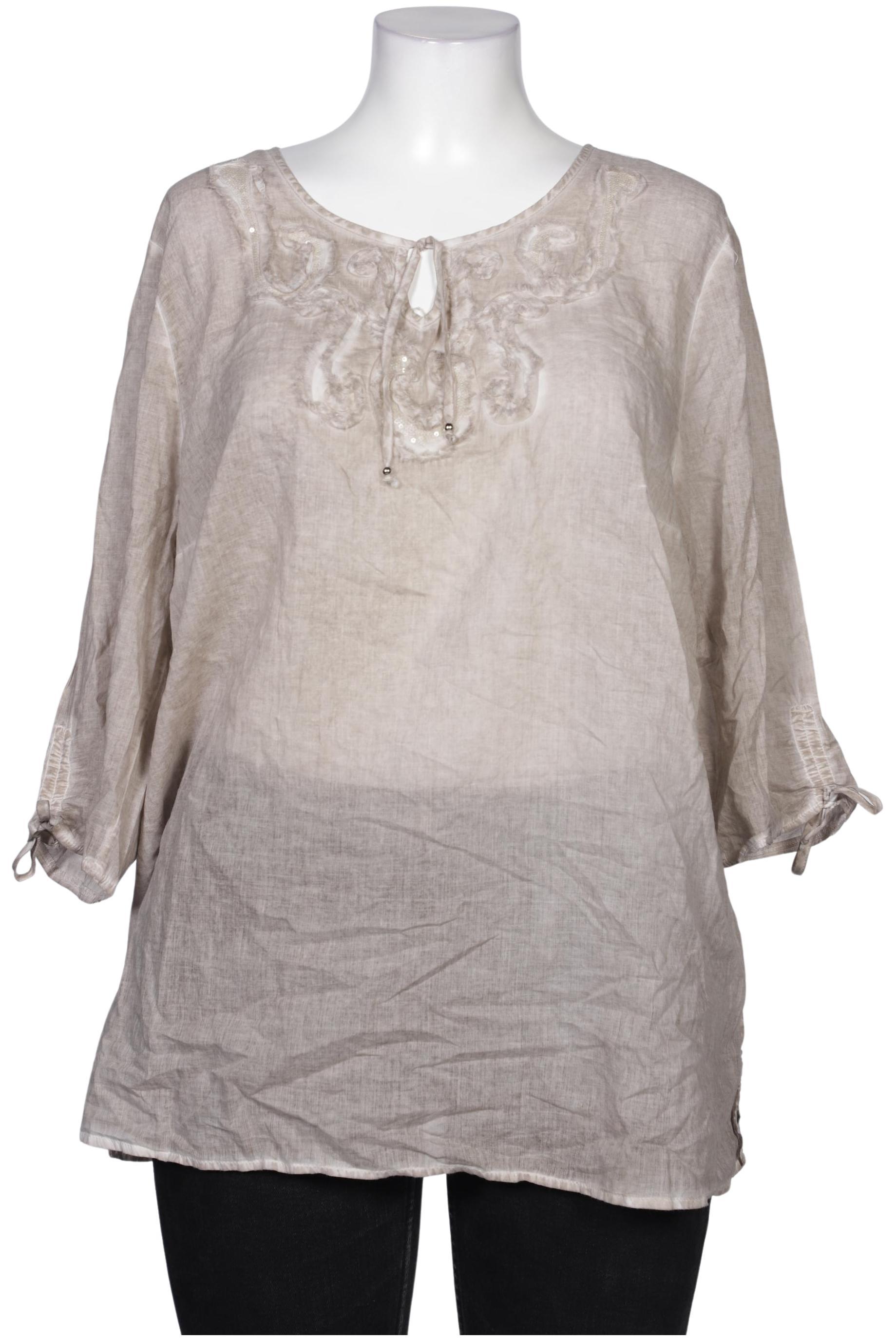 

Ulla Popken Damen Bluse, beige, Gr. 46