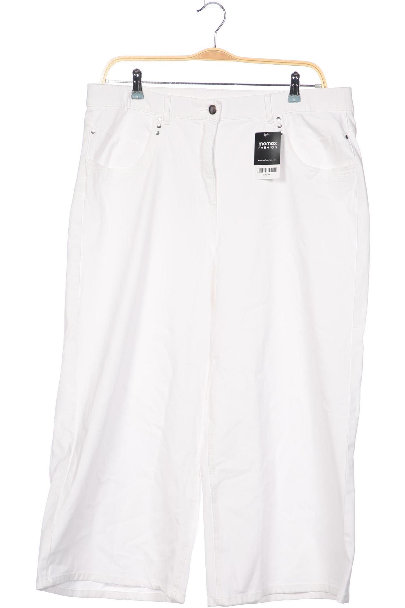 

Ulla Popken Damen Jeans, weiß, Gr. 48