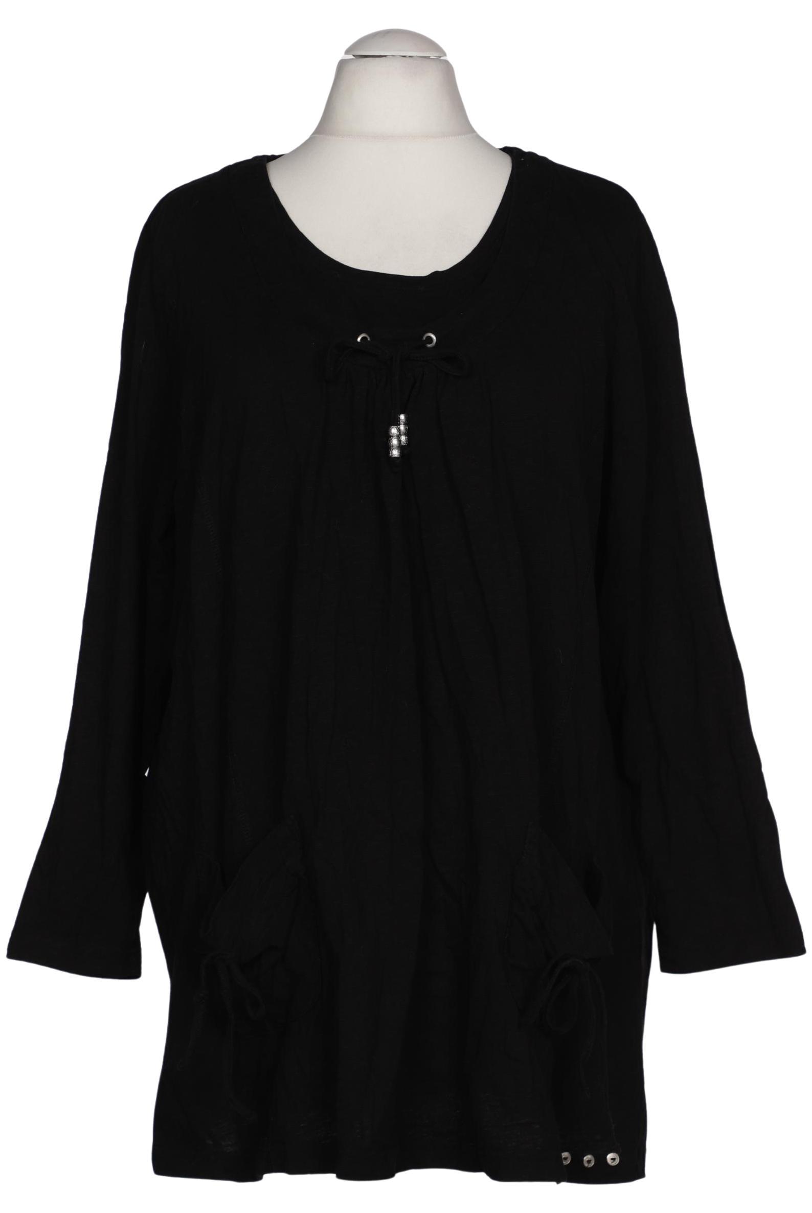 

Ulla Popken Damen Langarmshirt, schwarz, Gr. 54