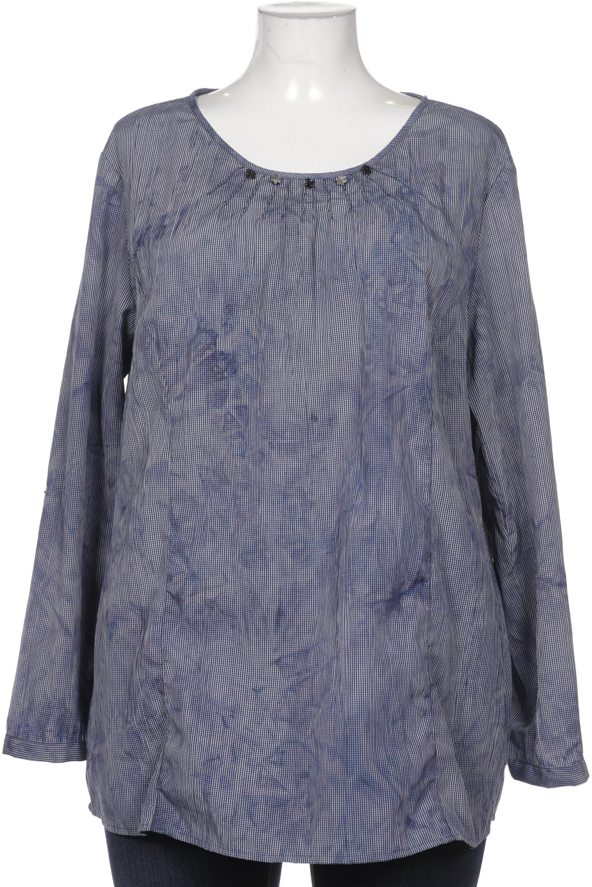 

Ulla Popken Damen Bluse, blau, Gr. 46