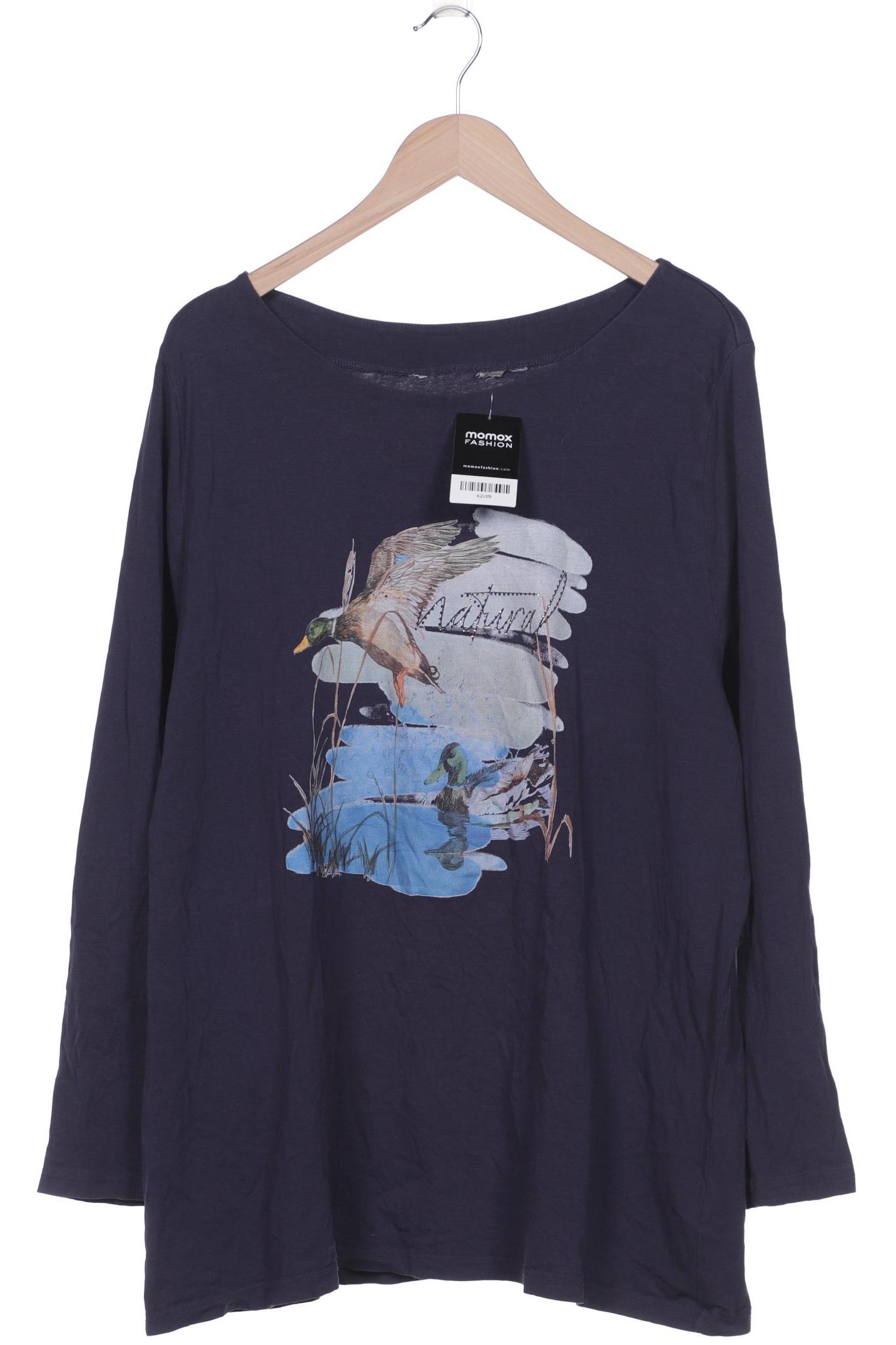 

Ulla Popken Damen Langarmshirt, marineblau