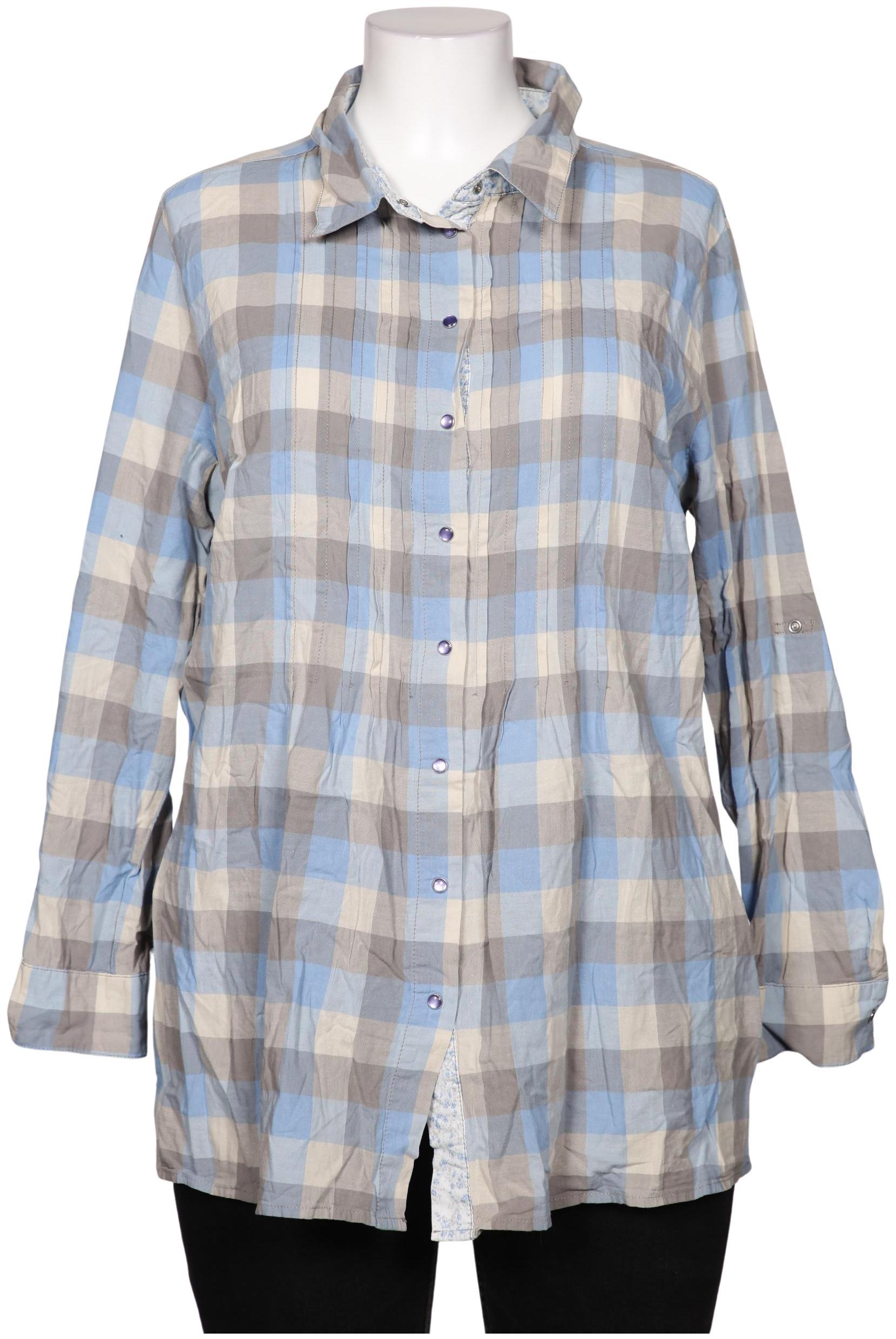 

Ulla Popken Damen Bluse, blau, Gr. 46